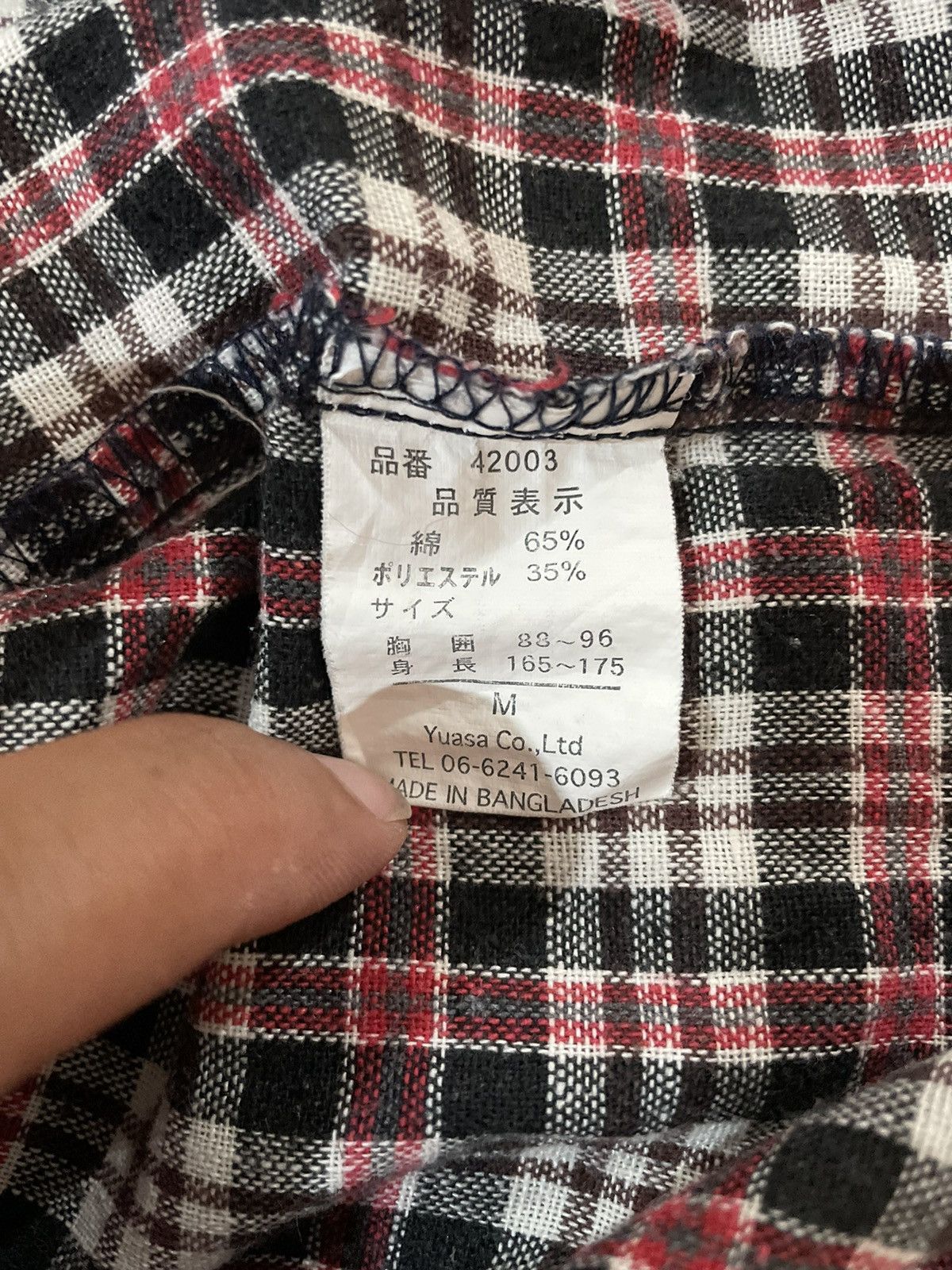 Flannel × Japanese Brand Vintage Fresco Travis Scott Style Tartan Plaid Flannel Size US M / EU 48-50 / 2 - 12 Thumbnail
