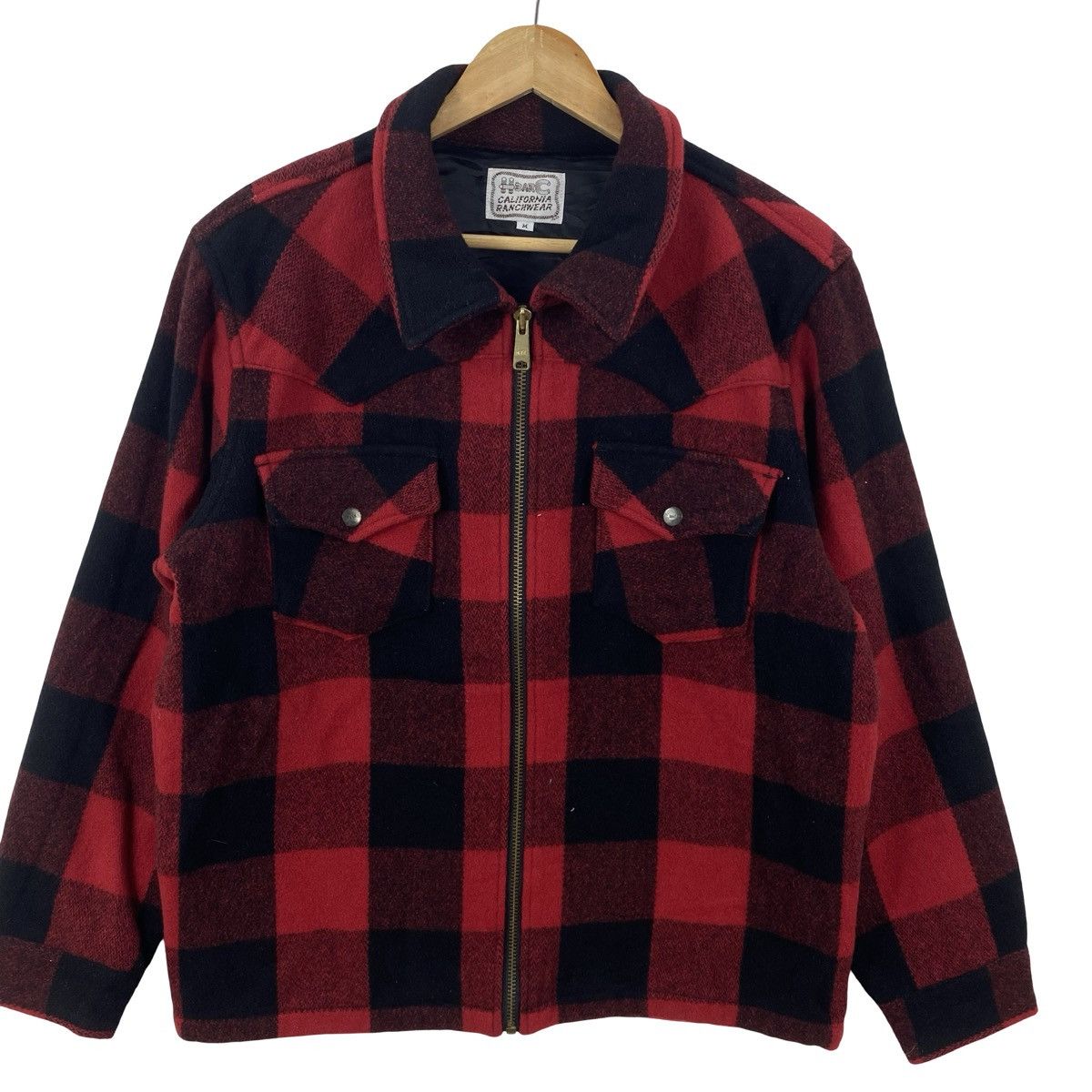 Vintage Vintage H BAR C CALIFORNIA Ranchwear Buffalo Plaid Zip Size US M / EU 48-50 / 2 - 5 Thumbnail