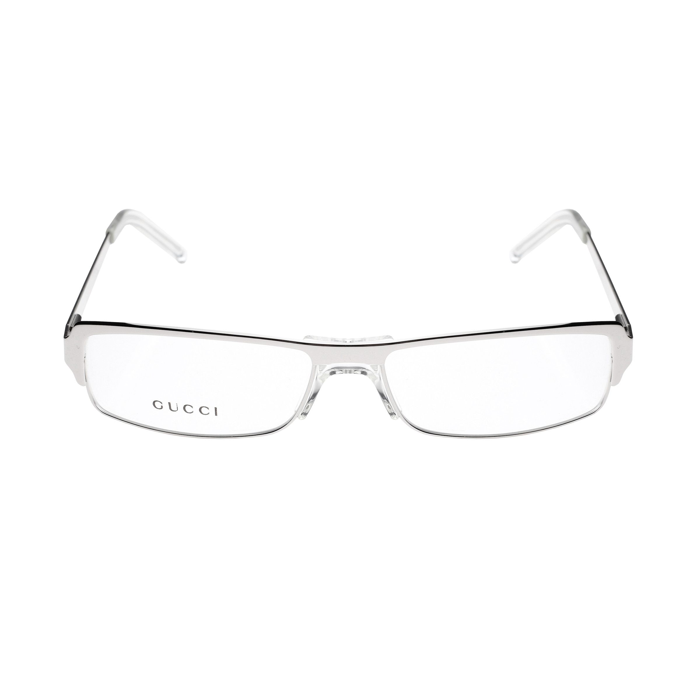 image of Archival Clothing x Gucci '90S Silver Rectangular Metal Glasses, Men's