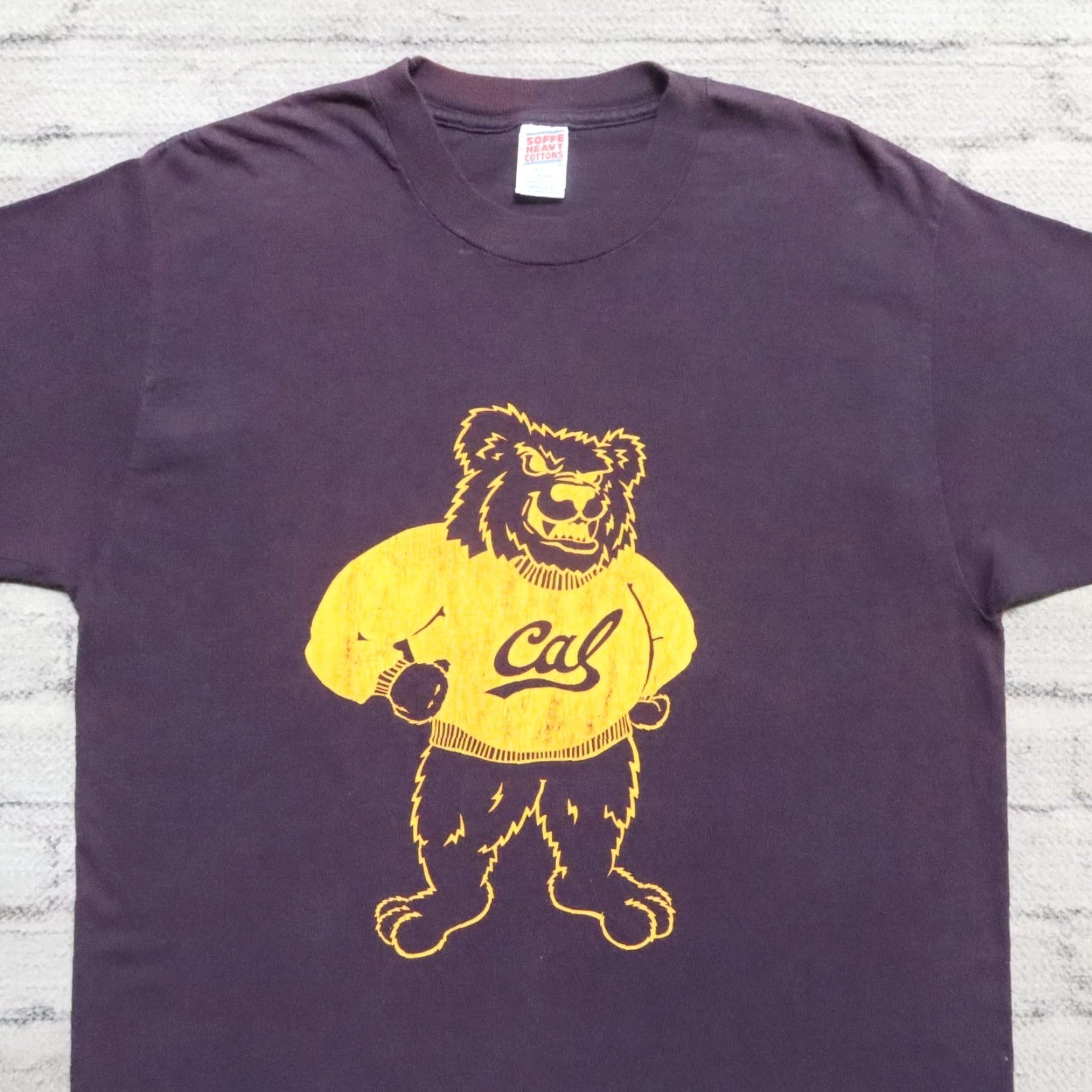 Jerzees VINTAGE Cal Bears Shirt Men L Navy 90s UC Berkeley T-Shirt Size US L / EU 52-54 / 3 - 2 Thumbnail