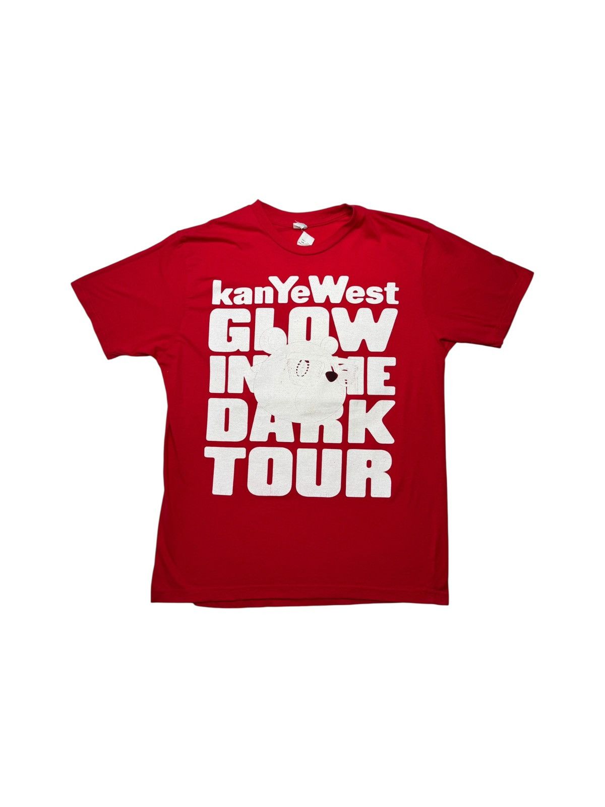 Kanye West 07/08 Kanye West Glow in the Dark Tour Test Print Tee Shirt Size US L / EU 52-54 / 3 - 1 Thumbnail