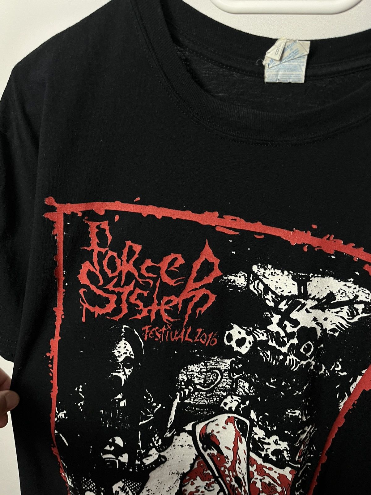 Band Tees × Vintage Forced Sister t shirt Size US XL / EU 56 / 4 - 3 Thumbnail