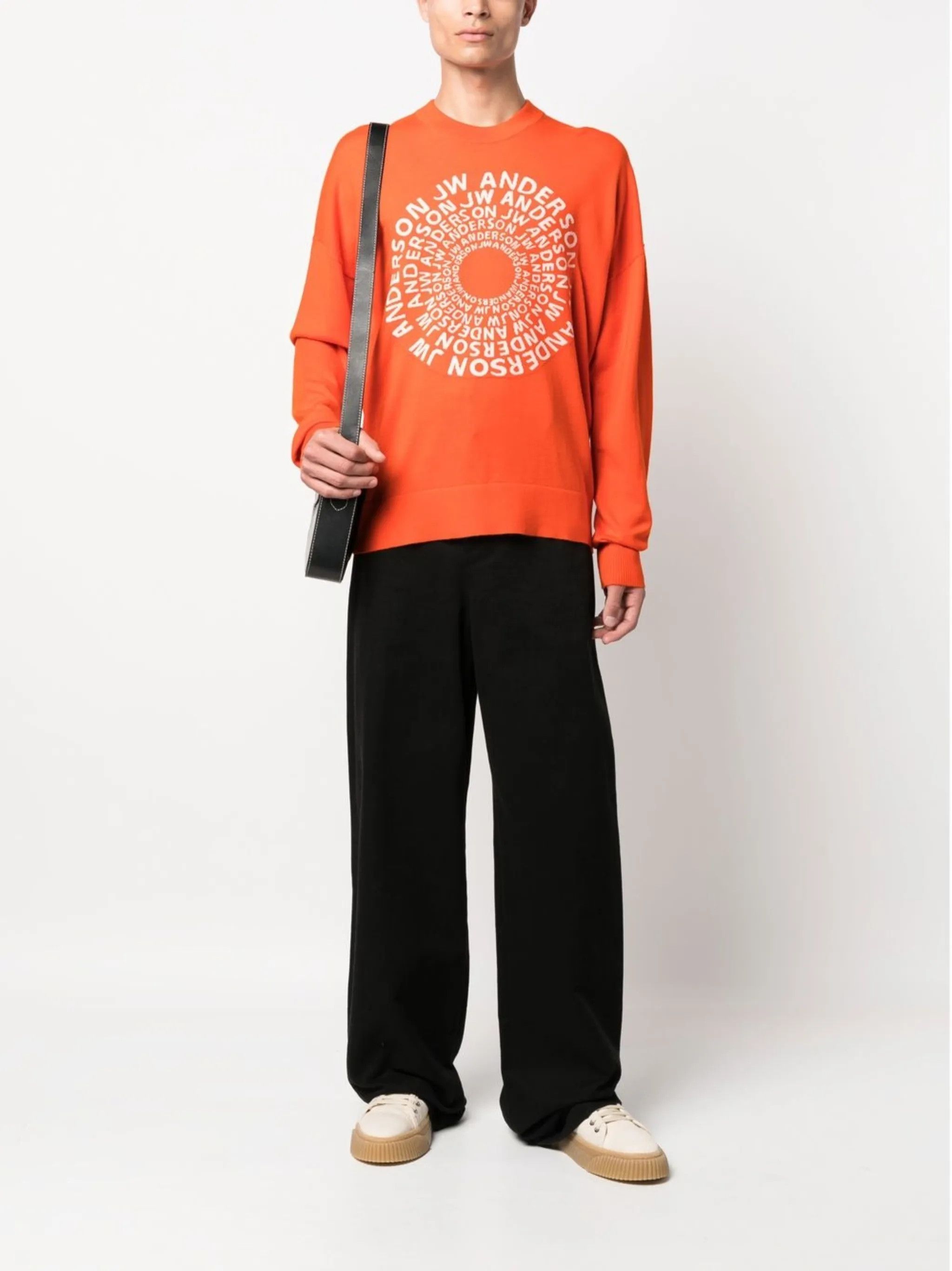 JW Anderson JW Anderson Swirl Logo merino wool knit sweater Size US S / EU 44-46 / 1 - 10 Thumbnail