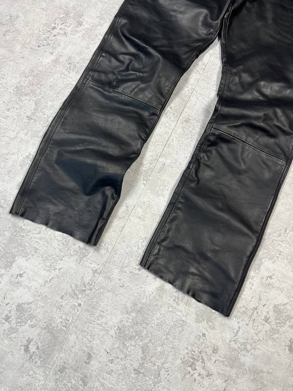Genuine Leather Polo Vintage Y2K Genuine Leather Moto Pants Size US 43 - 4 Thumbnail