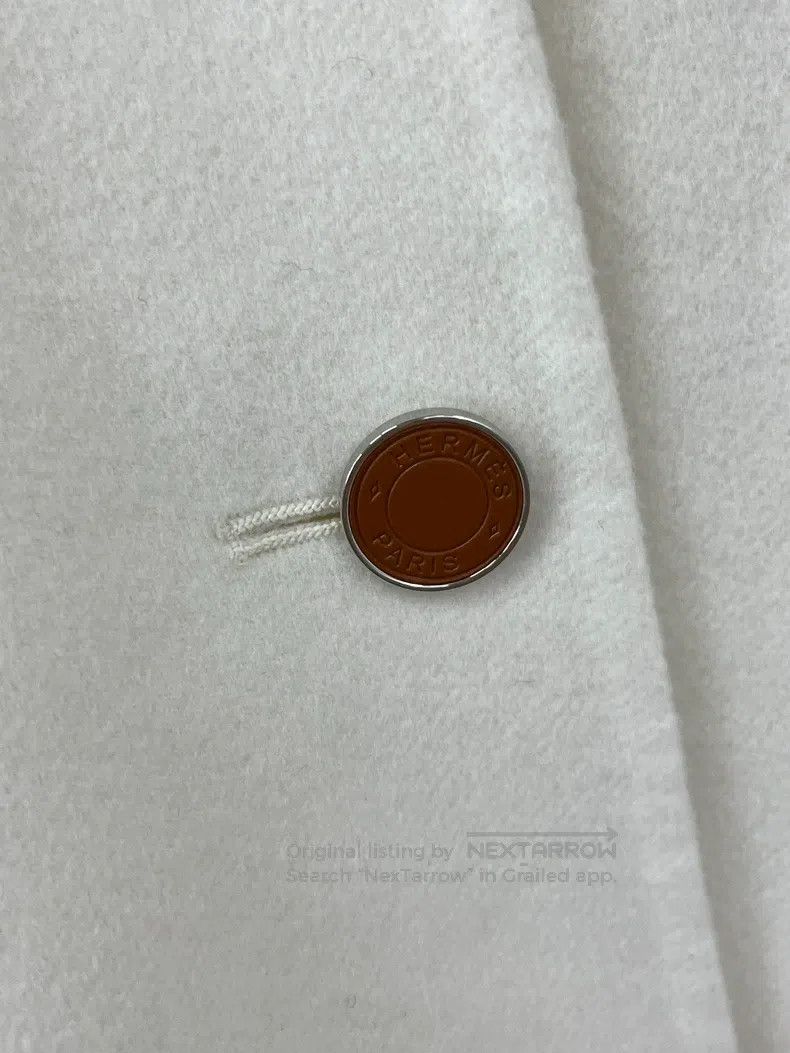 Hermes Hermes White Cashmere Jacket Size XS / US 0-2 / IT 36-38 - 3 Thumbnail