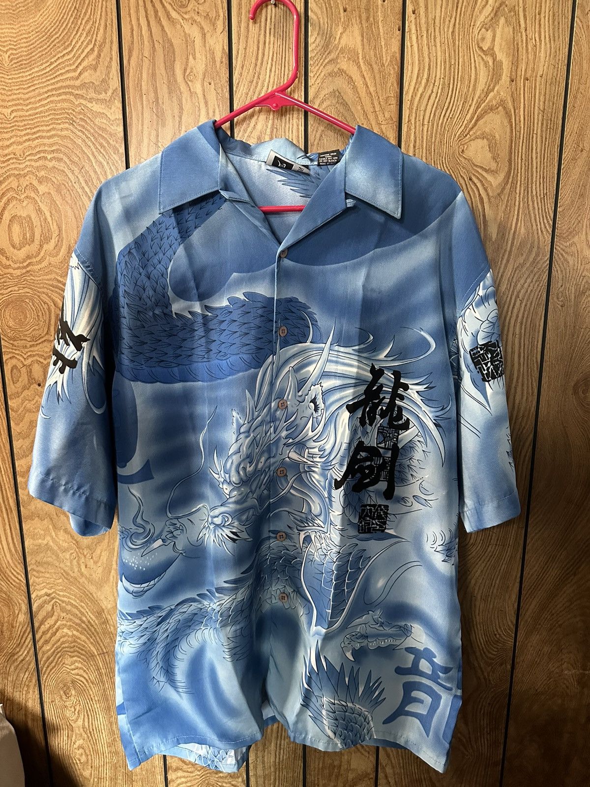 Japanese Brand × Vintage Vintage Moon Dragon Button Down Size US M / EU 48-50 / 2 - 1 Thumbnail