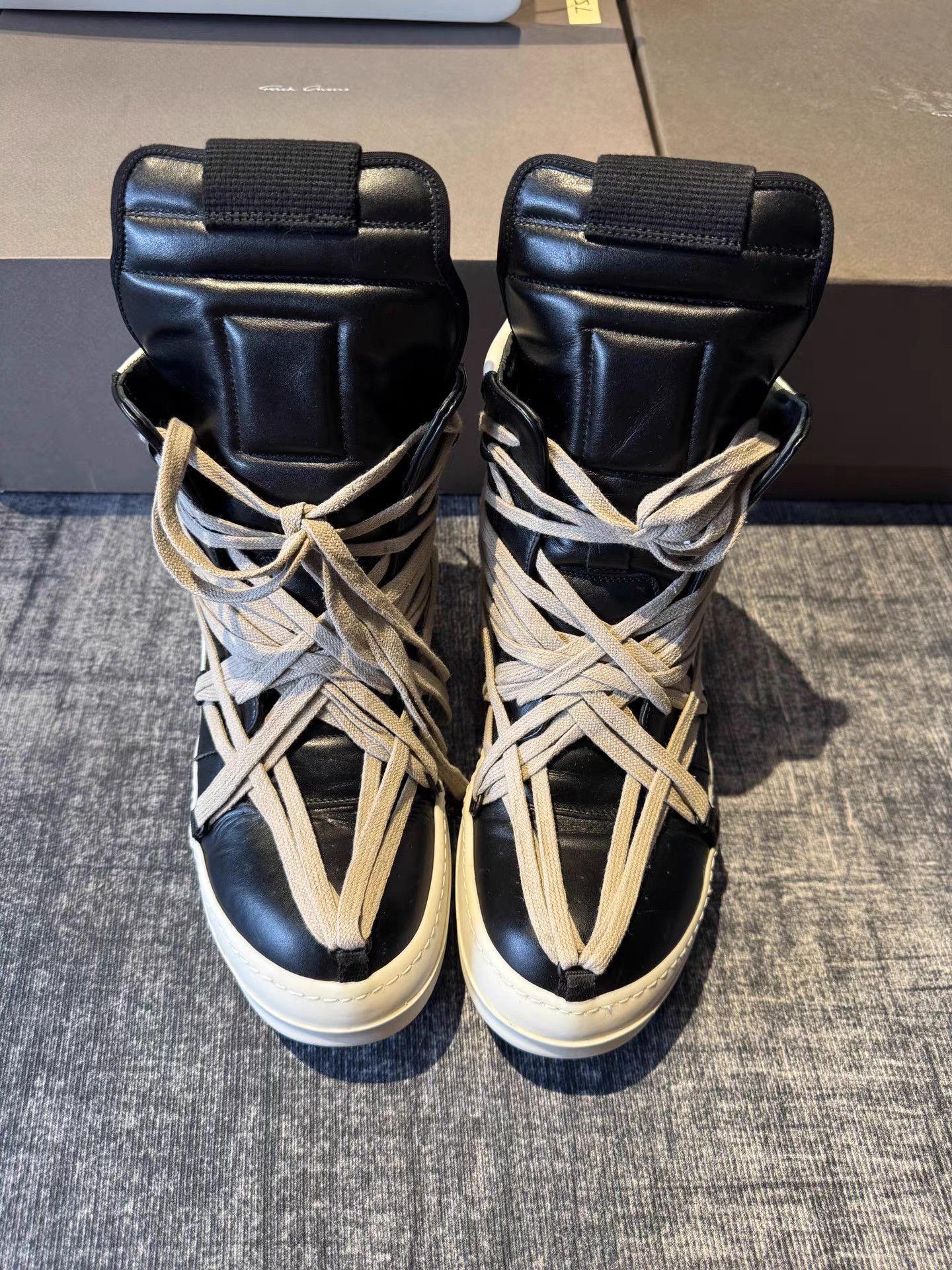 Rick Owens Rick Owens Crazy Lace Triangle Sneakers Size US 8 / EU 41 - 6 Thumbnail