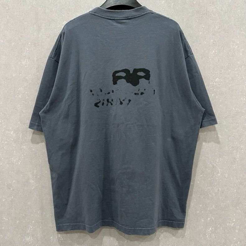 Balenciaga Balenciaga Double B graffiti splash-ink short sleeves Size US M / EU 48-50 / 2 - 2 Thumbnail