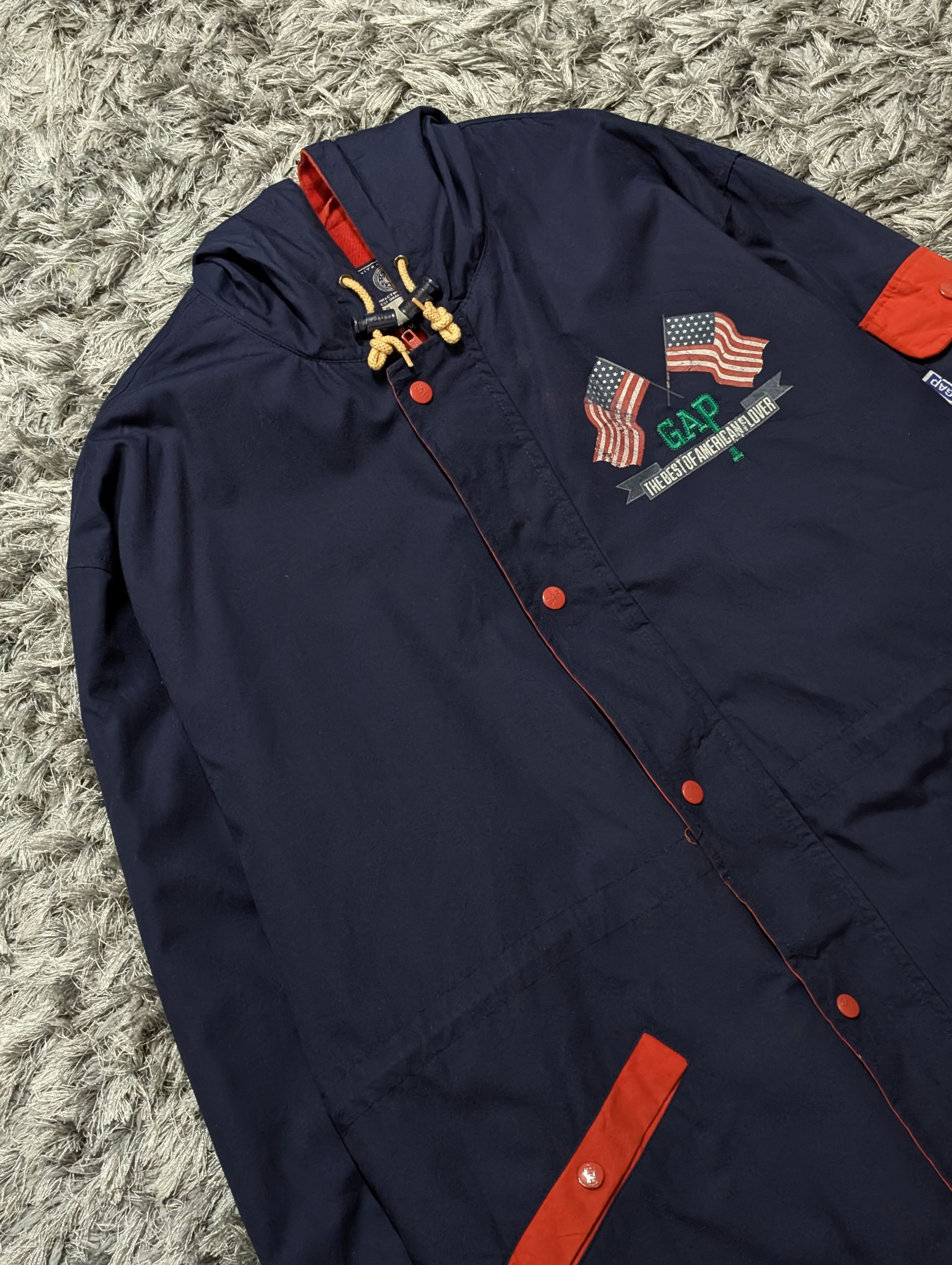 Gap Vintage Gap Classics American Flag Parkas Long Jacket Size US M / EU 48-50 / 2 - 5 Thumbnail