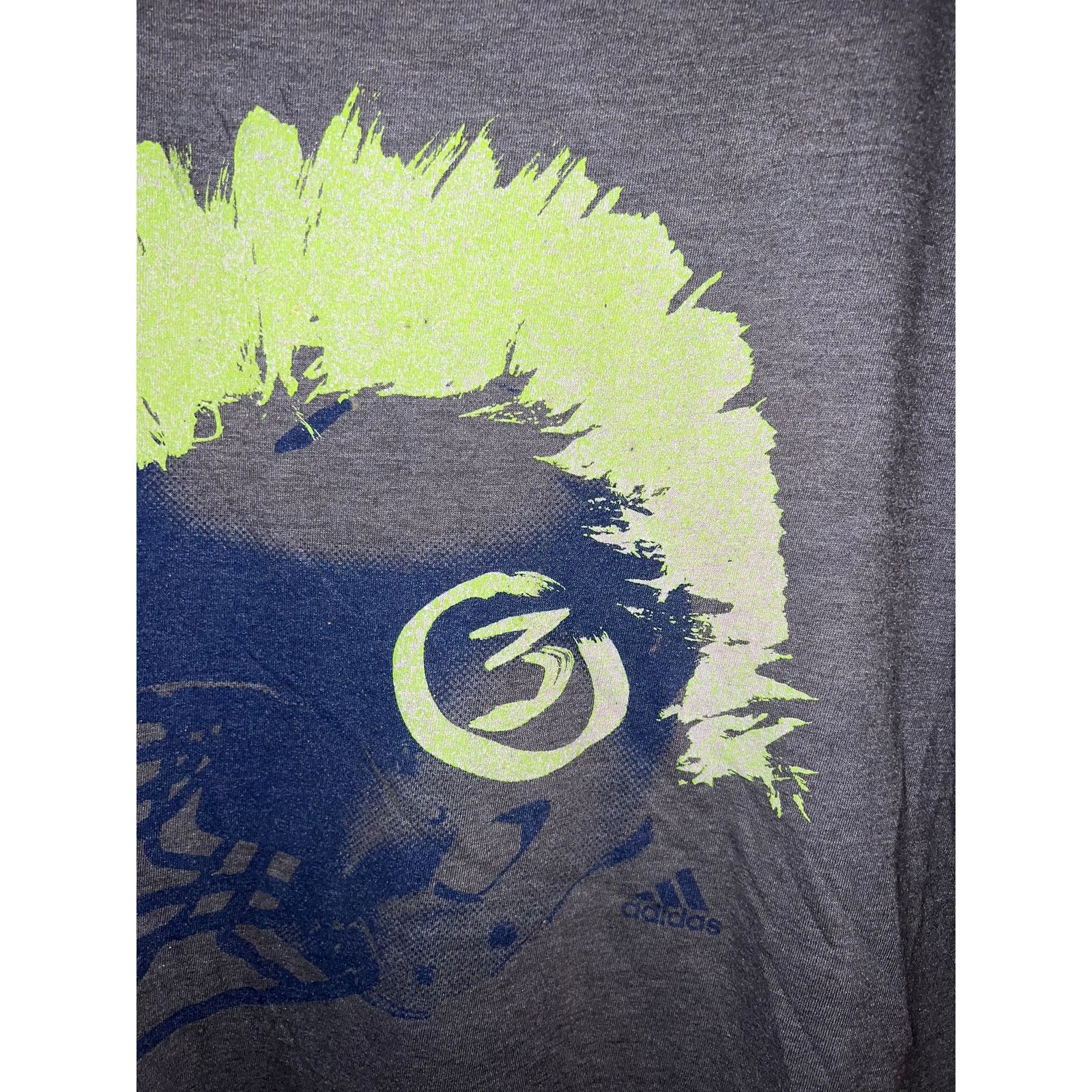 Adidas Seattle Seahawks Russell Wilson Shirt Adidas Football Tee 2X Size US XXL / EU 58 / 5 - 3 Thumbnail
