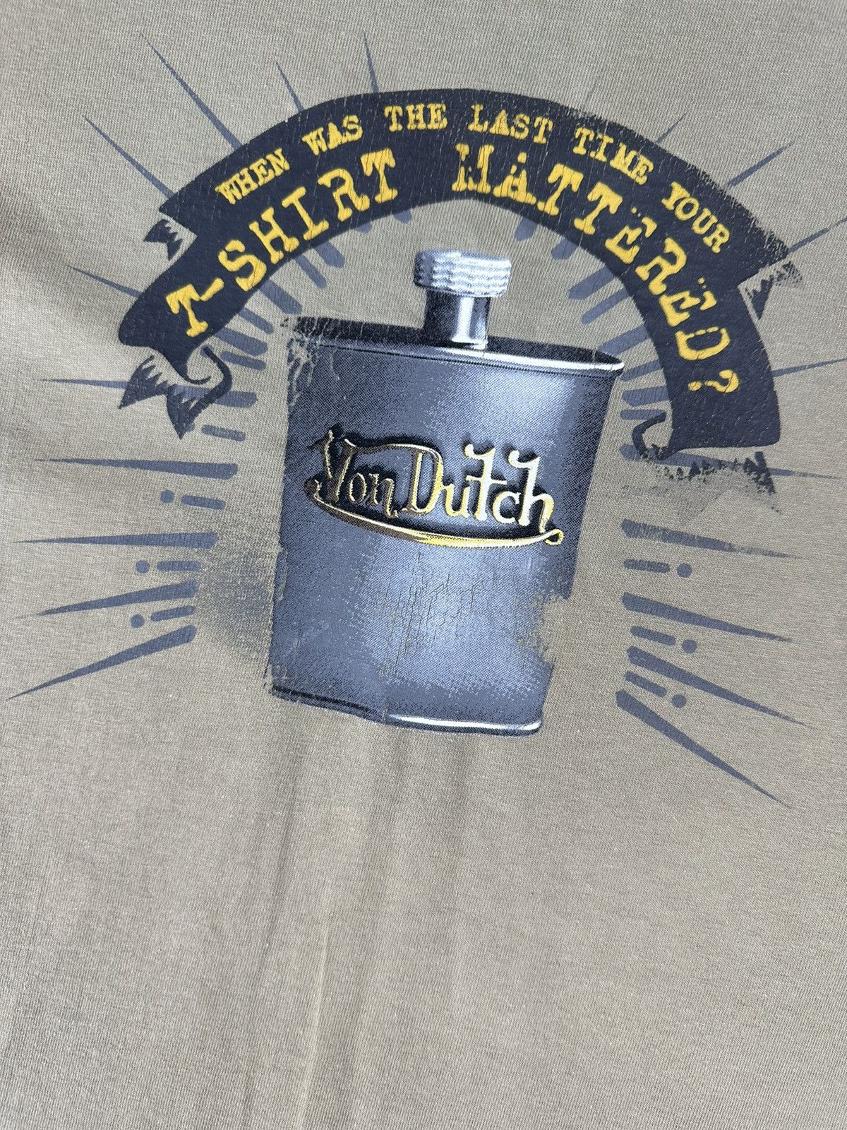 Von Dutch Von Dutch Vintage Retro Centr Logo Graphic Print T-Shirt Size US L / EU 52-54 / 3 - 4 Thumbnail