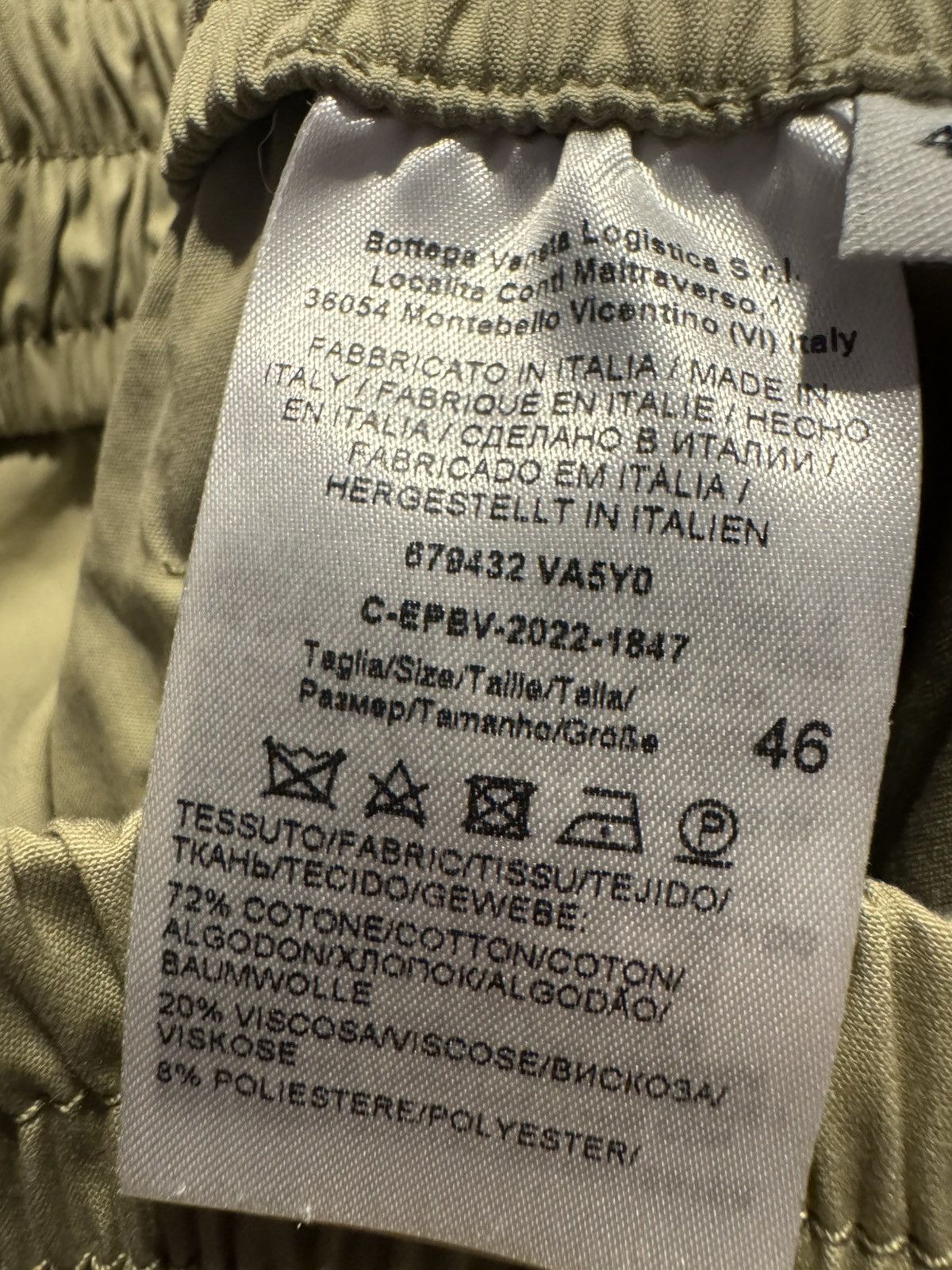 Bottega Veneta BOTTEGA VENETA men pants SEE REAL TAPE MEASUREMENTS IN PHOTO Size US 29 - 13 Thumbnail
