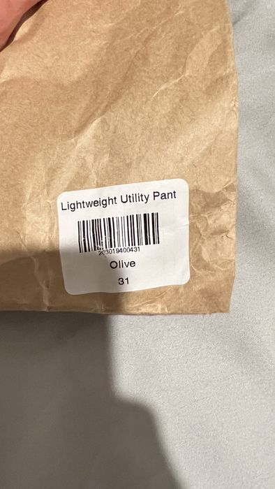 Utility Pant Light Olive