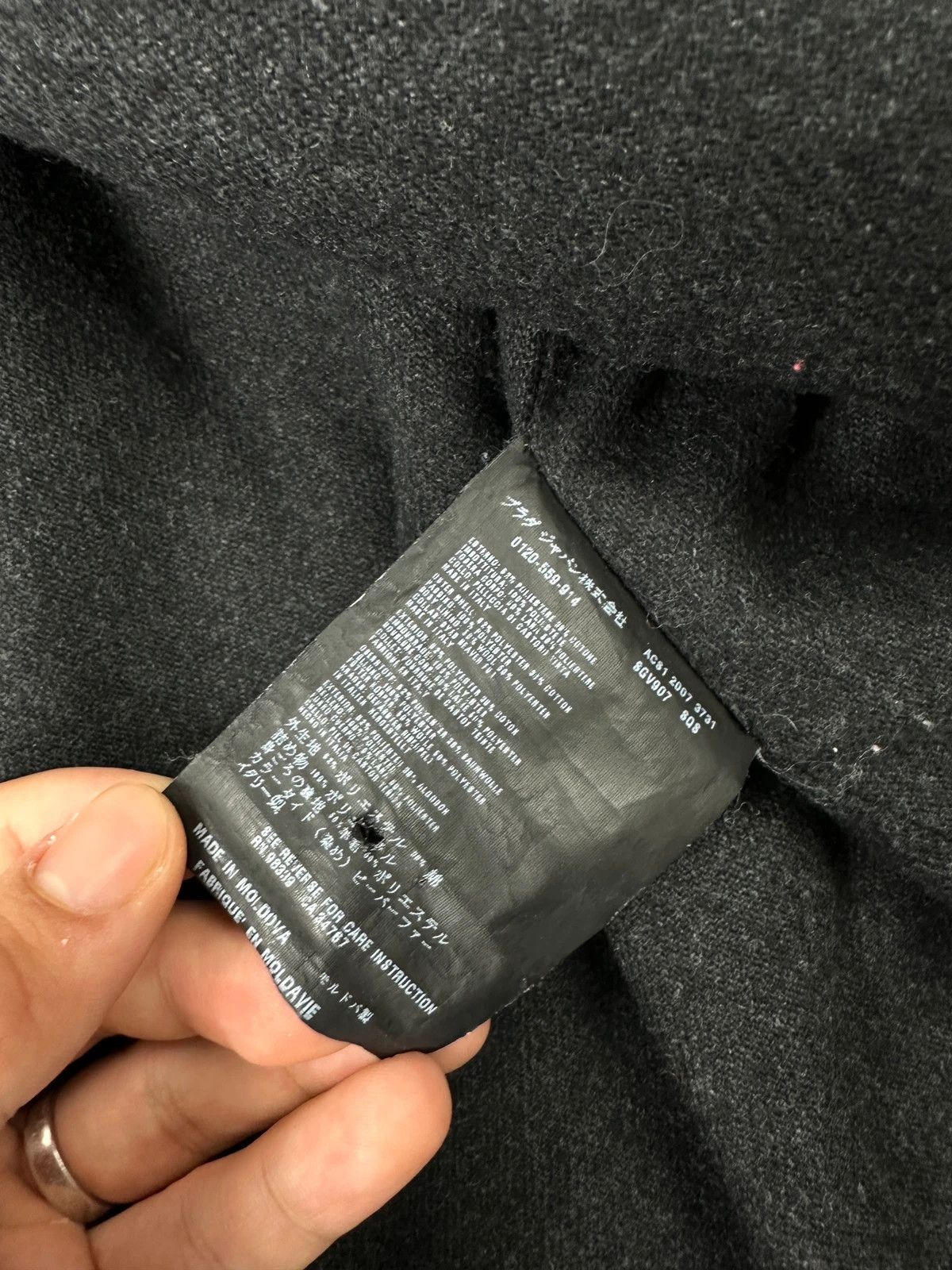 Prada Prada Sport FW2007 Black Faded Bomber Aviator Jacket Size US XL / EU 56 / 4 - 16 Thumbnail