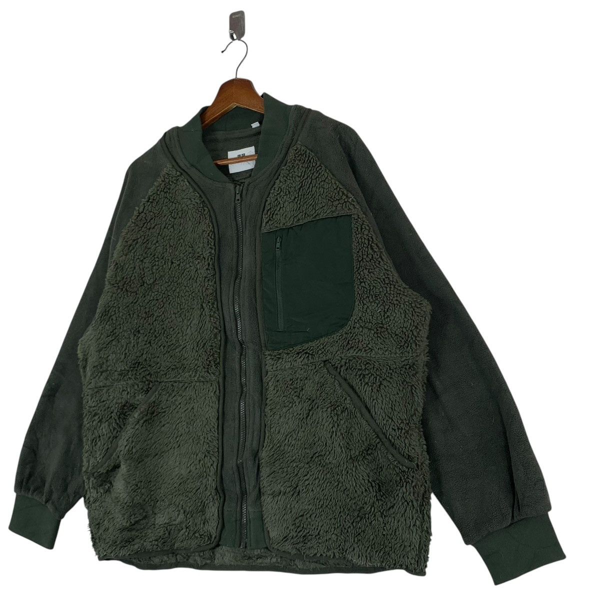 Uniqlo × White Mountaineering VINTAGE WHITE MOUNTAINEERING UNIQLO BOMBER FLEECE Size US L / EU 52-54 / 3 - 2 Thumbnail