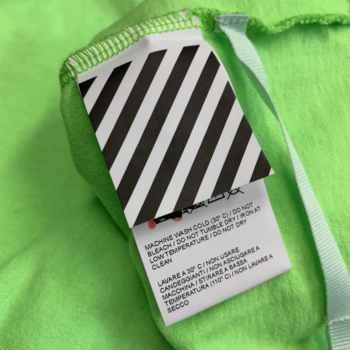 Off-White Off White XS Tee Empty Gallery Staff Green T-Shirt Virgil Size US XS / EU 42 / 0 - 9 Thumbnail