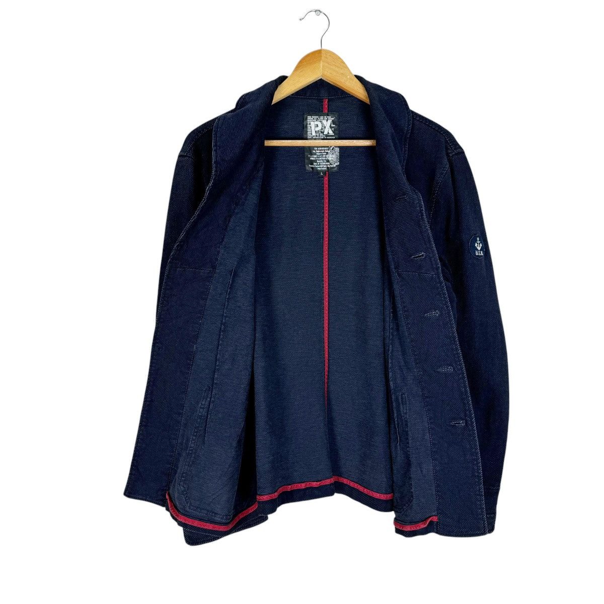 Avirex ⚡️AVIREX USN SHAWL COLLAR REPRO CHORE JACKET Size US L / EU 52-54 / 3 - 7 Thumbnail