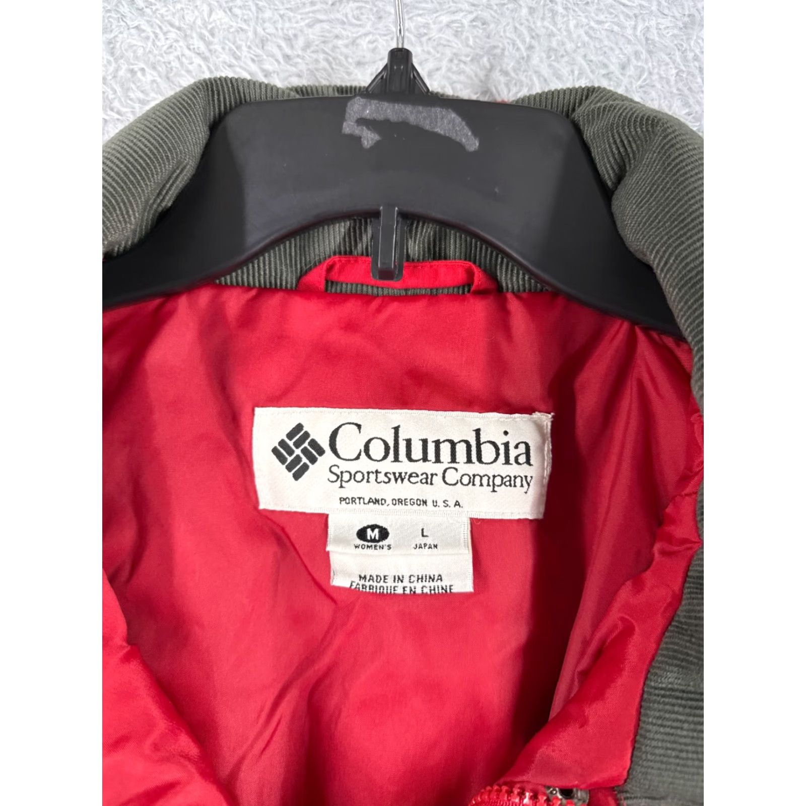 Vintage VINTAGE Columbia Jacket Womens M Red Full Zip Jacket Columbia Windbreaker Hooded Lightweight Pockets Mens? Girls? Wait. Size M / US 6-8 / IT 42-44 - 6 Thumbnail