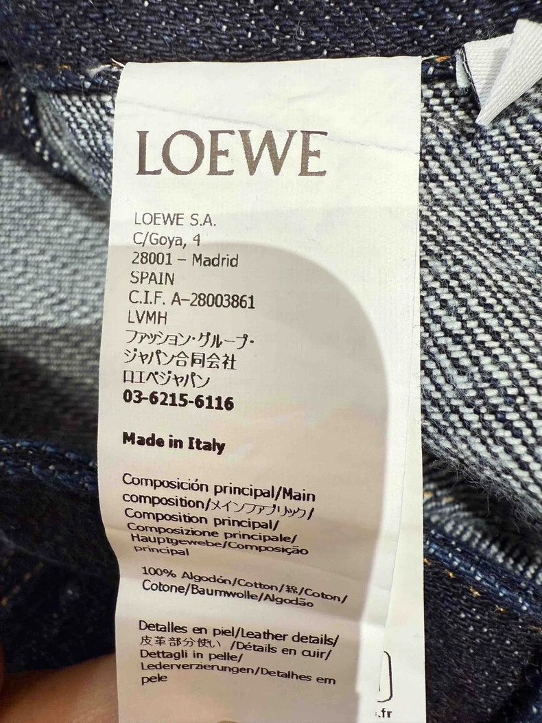 Loewe LOEWE Dark Blue Denim Skirt Shorts Size 34 Size 42" / US 20 - 6 Thumbnail