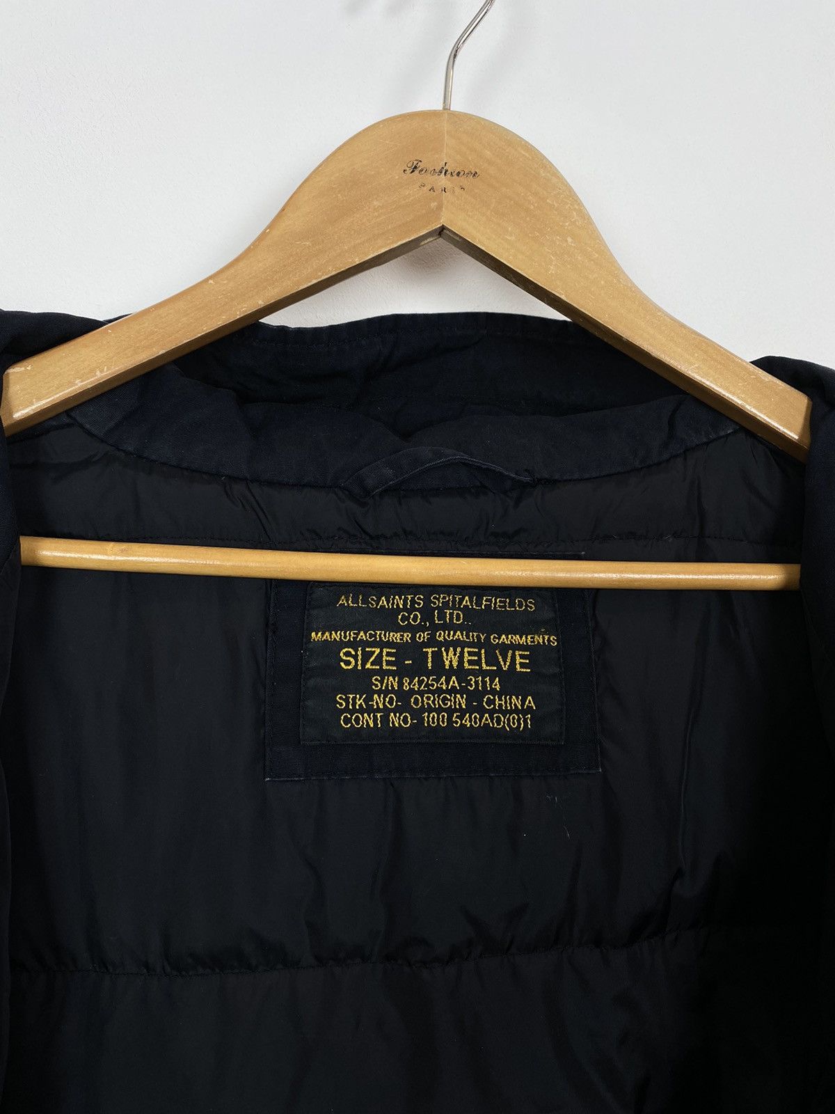 Allsaints AllSaints Avalanche Black Hooded Down Parka Jacket Size 12 Size M / US 6-8 / IT 42-44 - 8 Thumbnail