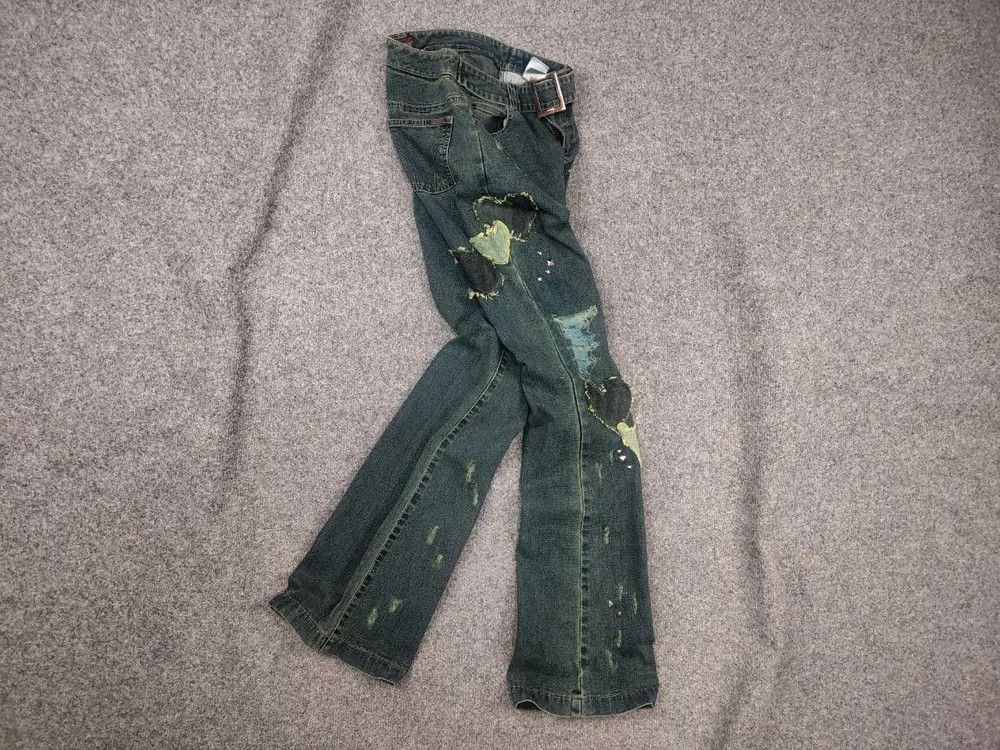 If Six Was Nine Vintage Y2K hysteric glamour Japan low-rise jeans Flared LGB Size 26" / US 2 / IT 38 - 1 Thumbnail