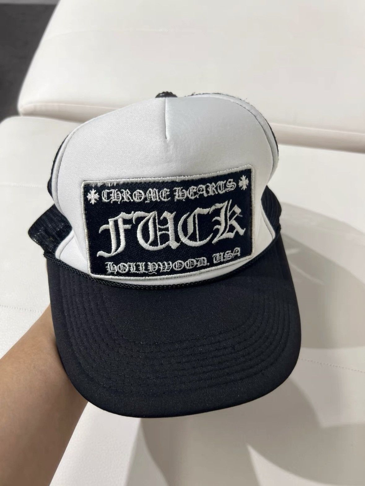 Chrome Hearts Chrome Hearts Black The Heroes Project Hat | Grailed