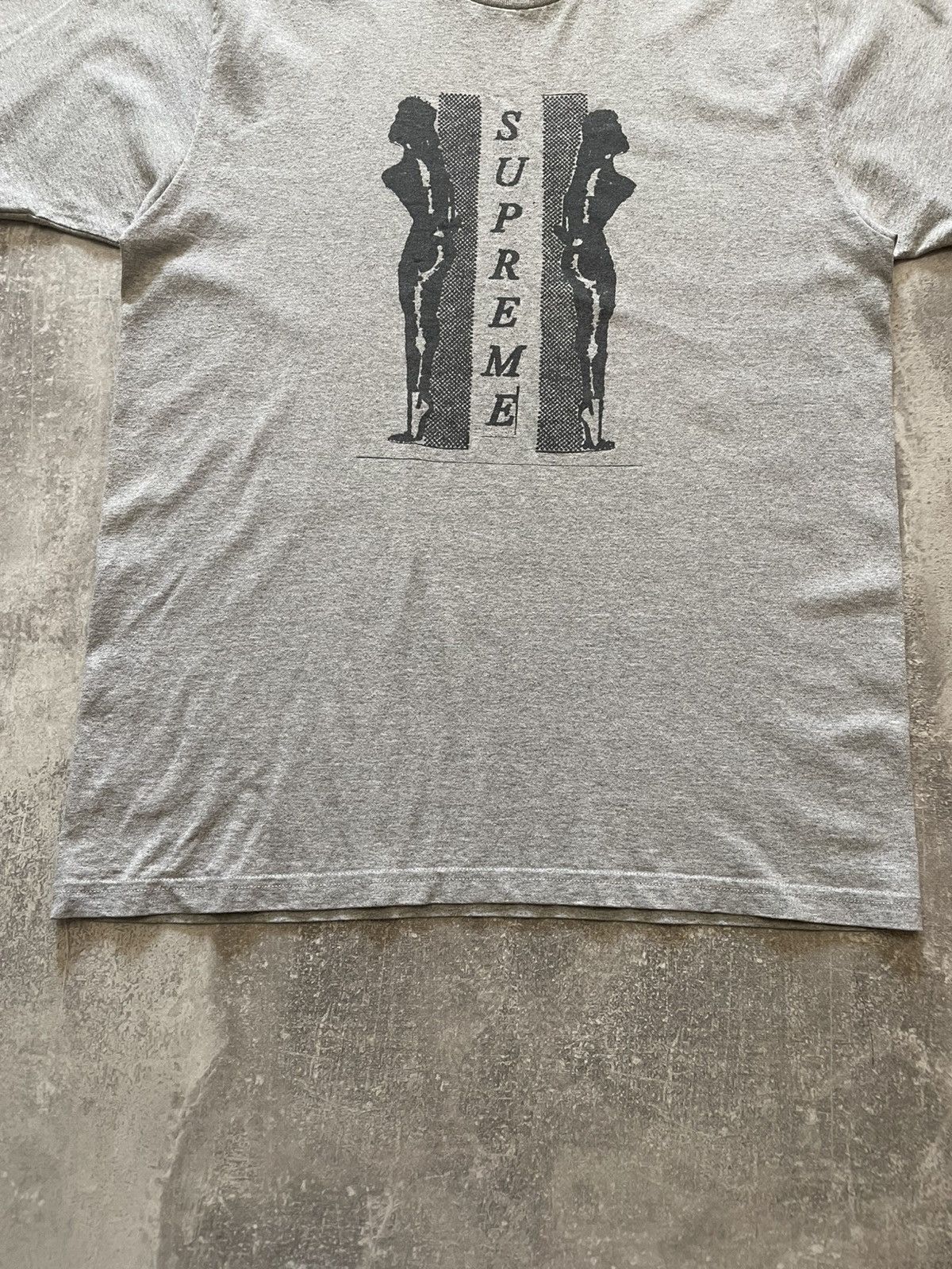 Hypebeast Supreme Girls T-Shirt Gray SS15 Size US L / EU 52-54 / 3 - 3 Thumbnail