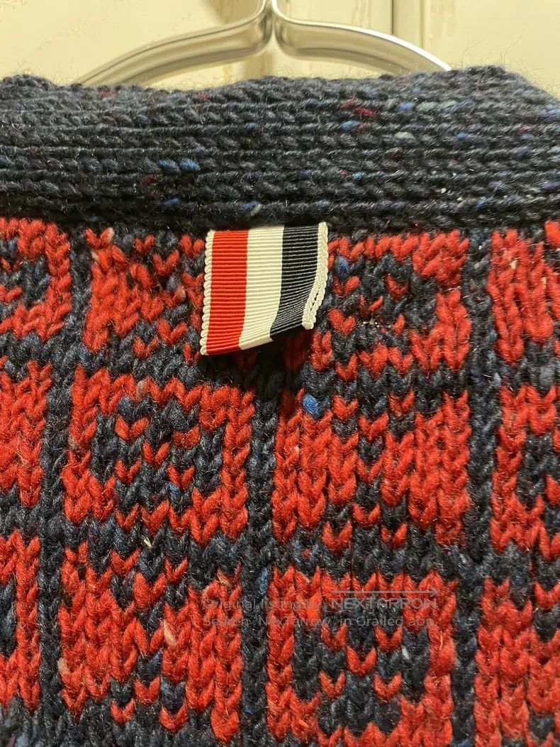 Thom Browne Thom Browne Coarse Floral Pattern Squirrel Rabbit Sweater, Size US L / EU 52-54 / 3 - 7 Thumbnail