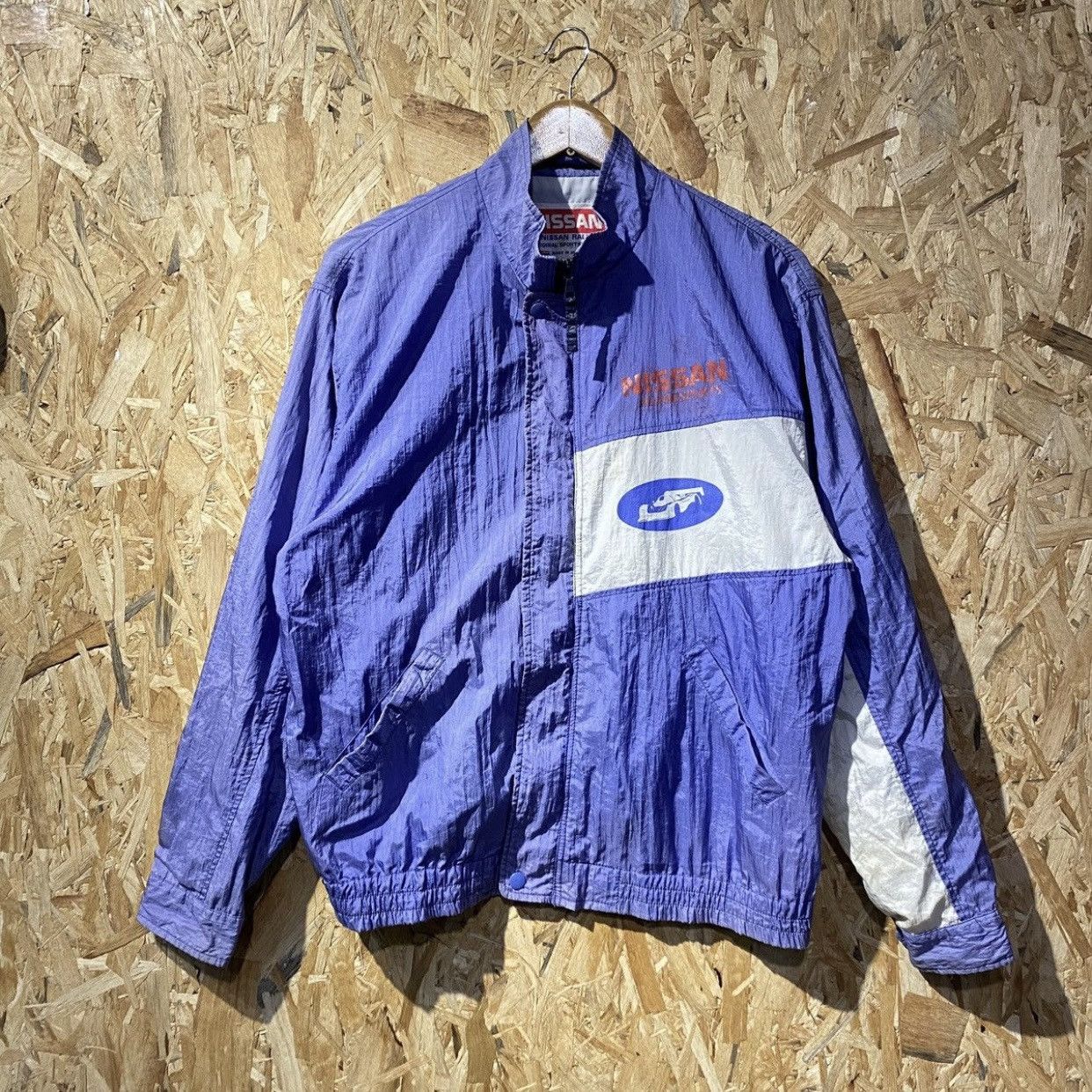 Japanese Brand × Vintage vintage Nissan Windbreaker Jacket, JDM, Skyline, Nismo Size US L / EU 52-54 / 3 - 2 Thumbnail