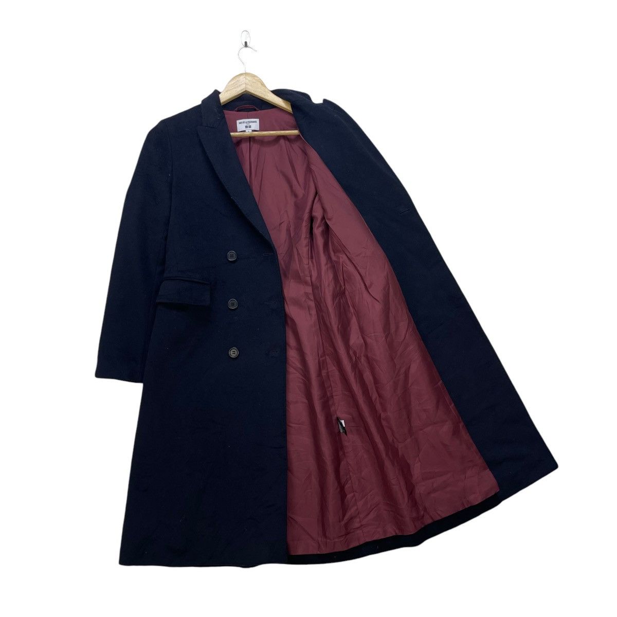 Autumn Cashmere × Designer Italian Designer Ines De La Fressange Long Coat Jacket Size S / US 4 / IT 40 - 1 Thumbnail