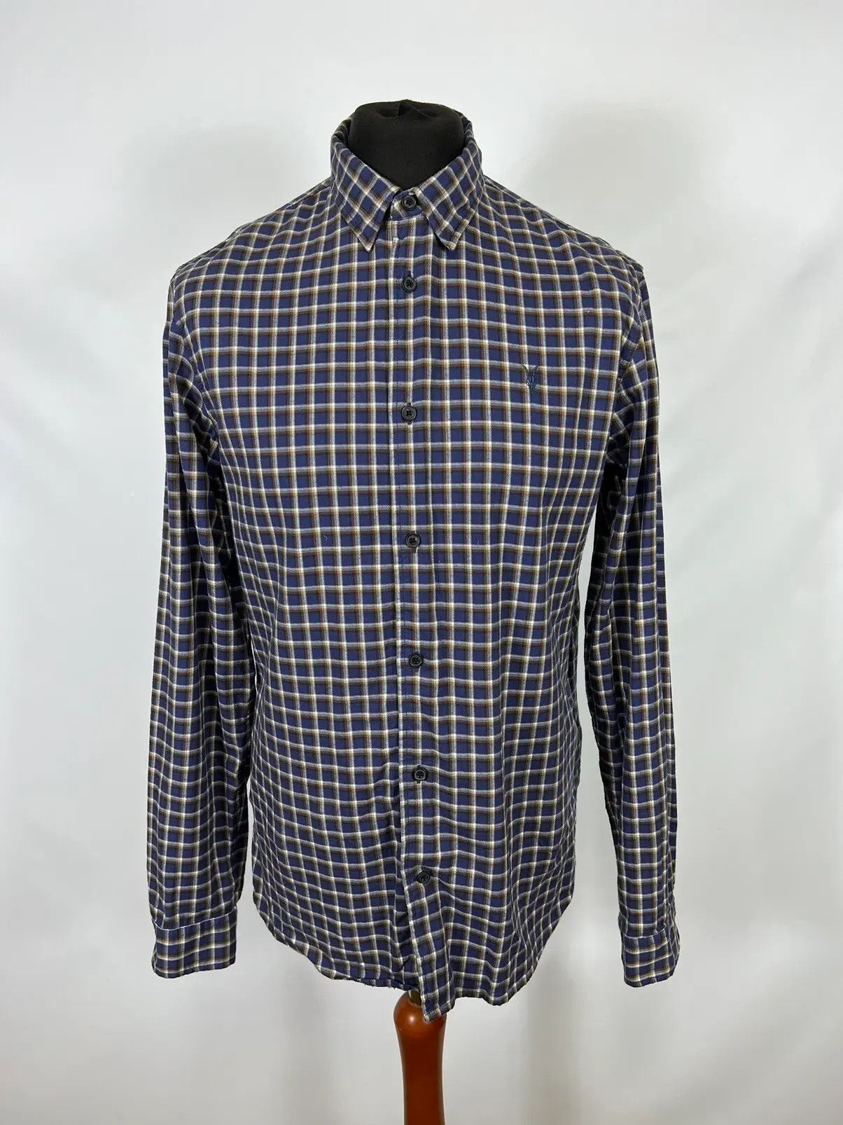 Allsaints × Japanese Brand All Saints Deming LS shirt Size US M / EU 48-50 / 2 - 1 Thumbnail