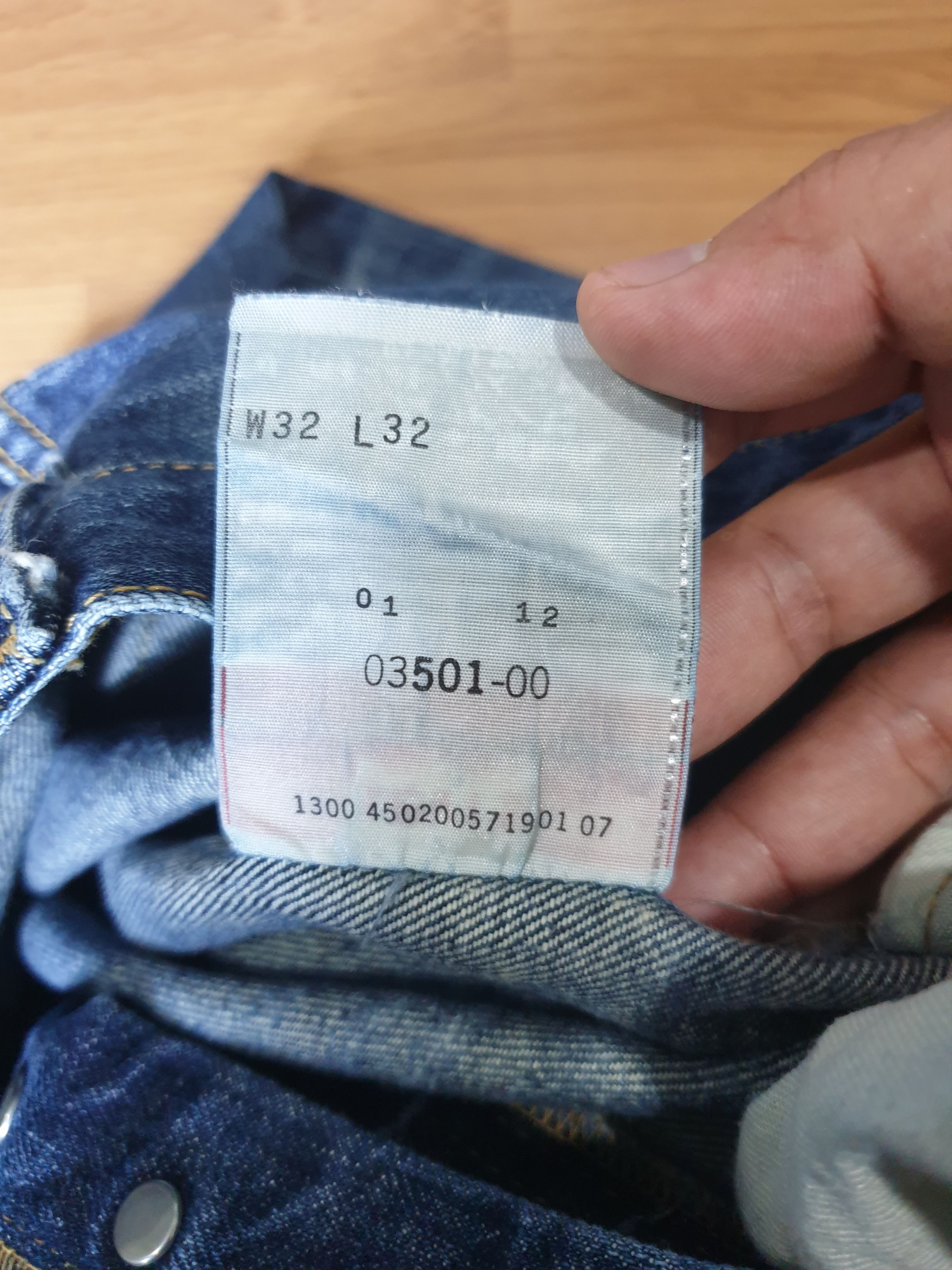 Levi's Levi's 501 Vintage Style Distressed Light Wash Blue Size US 32 / EU 48 - 7 Thumbnail