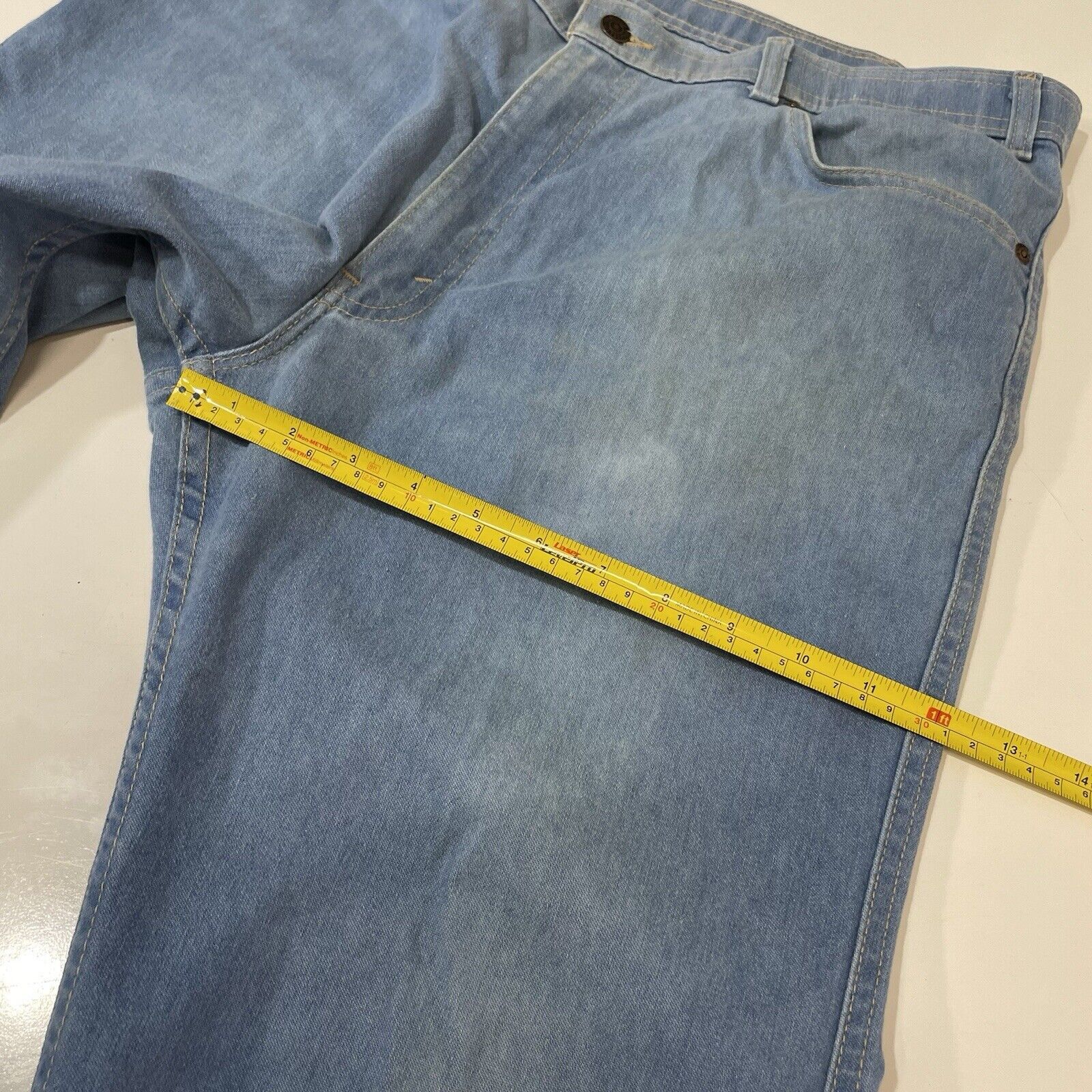 Levi's VTG Levi’s Action Jeans USA Regular Fit Denim Pants 38x29 Size US 38 / EU 54 - 4 Thumbnail