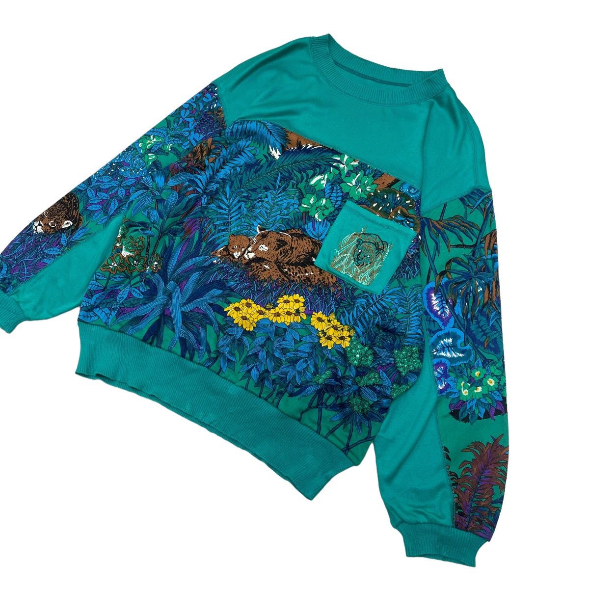 Japanese Brand × Lindbergh Japanese Brand Nature Full Print Floral Pullover Sweatshirt Size US M / EU 48-50 / 2 - 1 Thumbnail