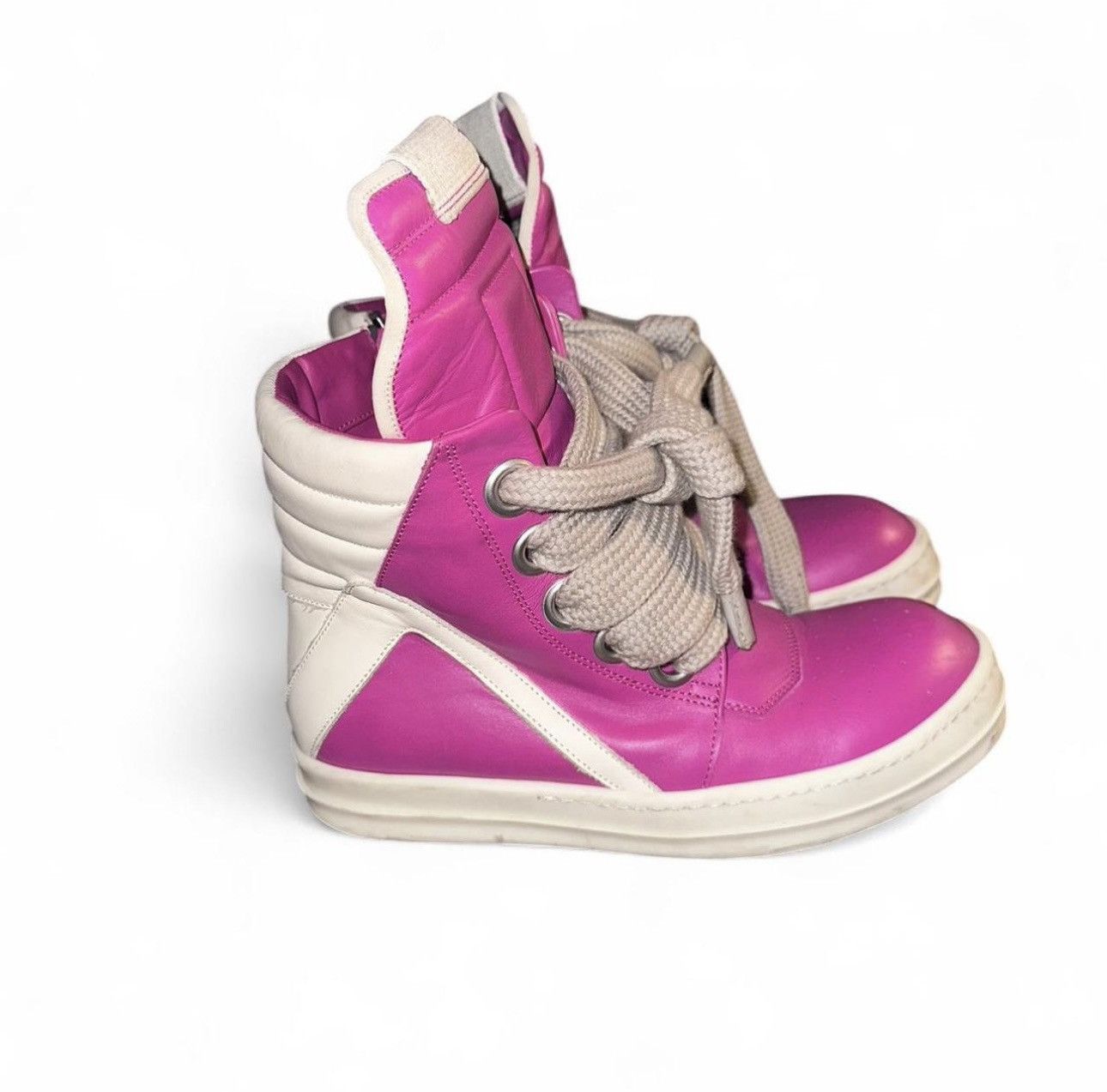 SS23 Jumbo Lace Geobasket Hot Pink Milk