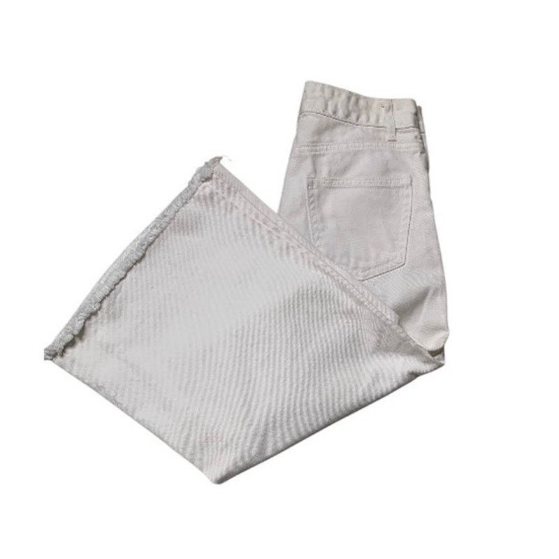 Forever 21 Forever 21 Women's Size 25 Capri Jeans White Denim Hi-Rise Size 26" / US 2 / IT 38 - 2 Thumbnail
