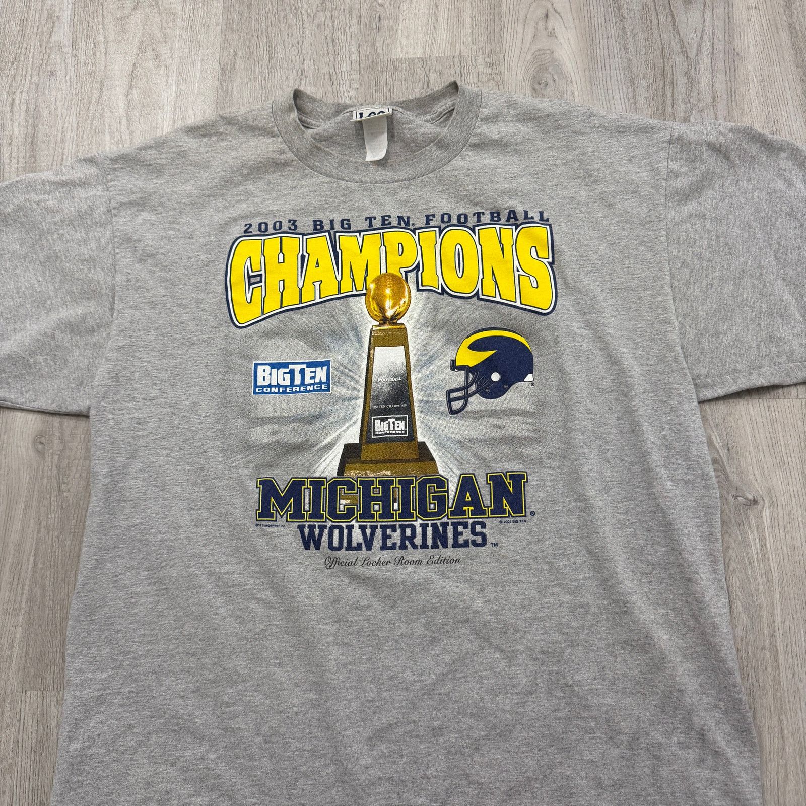 Vintage Vintage Michigan Wolverines 2003 Big Ten Champions Shirt Size US XL / EU 56 / 4 - 2 Thumbnail