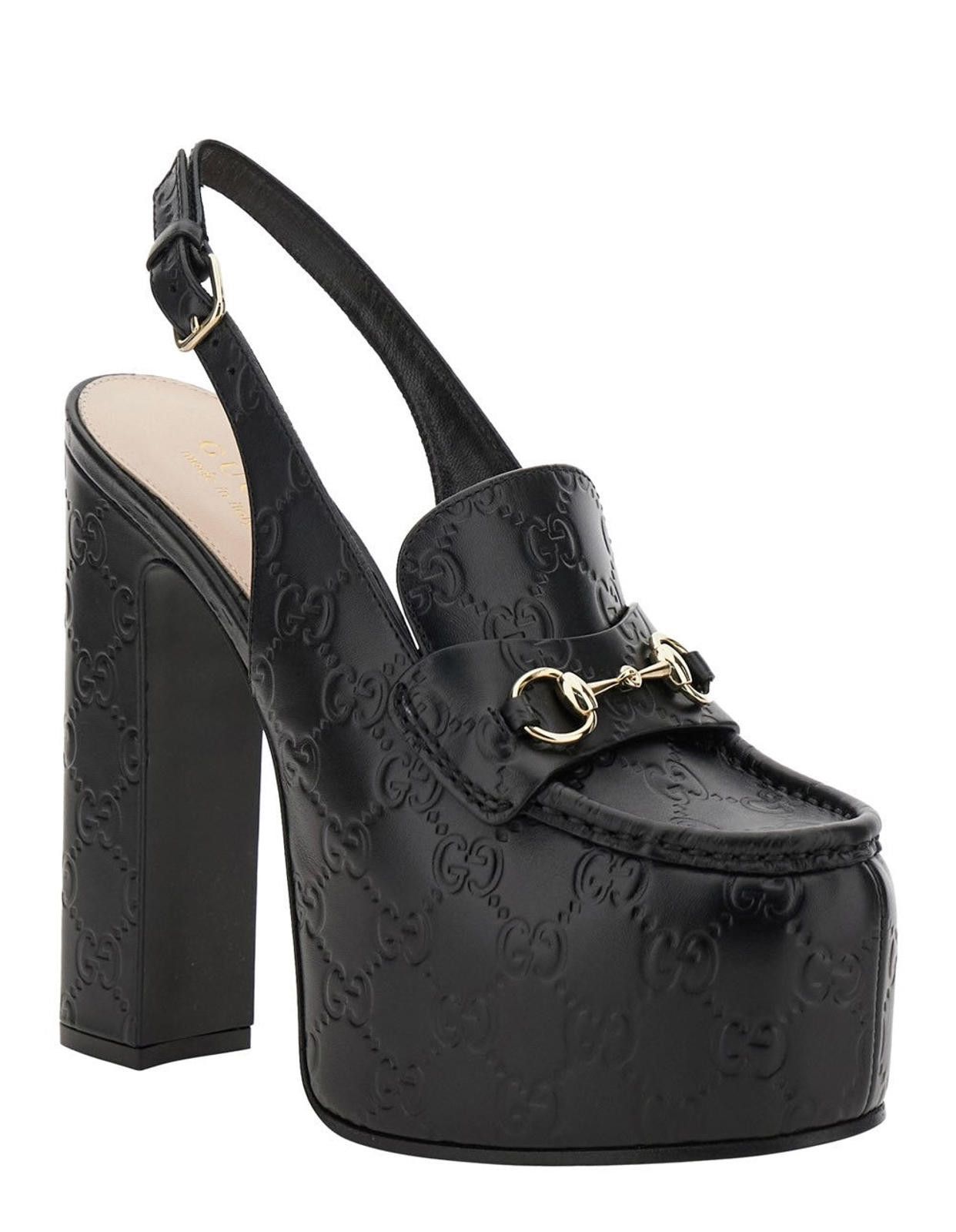 Gucci Gucci Horsebit platform loafer slingback size 40 Size ONE SIZE - 2 Thumbnail