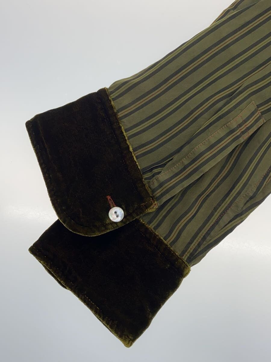 Yohji Yamamoto Striped Velour Blouse Size L / US 10 / IT 46 - 5 Thumbnail