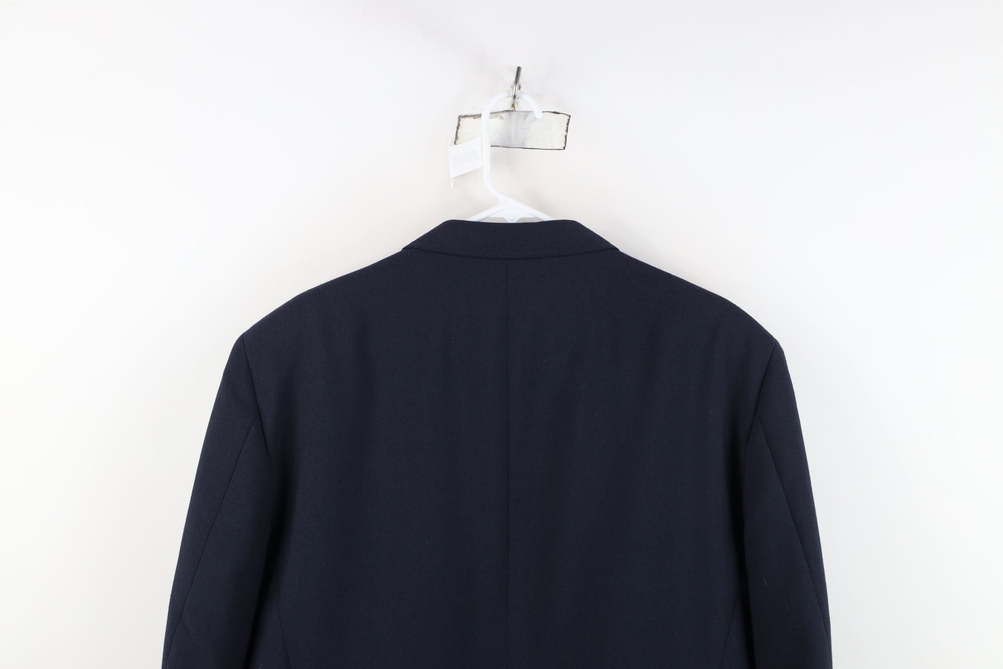 Vintage Vintage 90s Streetwear Suit Coat Blazer Jacket Navy Blue Size US XXL / EU 58 / 5 - 14 Thumbnail