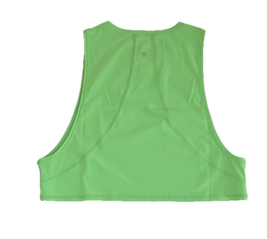 Lululemon LULULEMON MUSCLE LOVE CROP TANK TOUGH GREEN SCGL SIZE 8 NWT Size M / US 6-8 / IT 42-44 - 1 Thumbnail