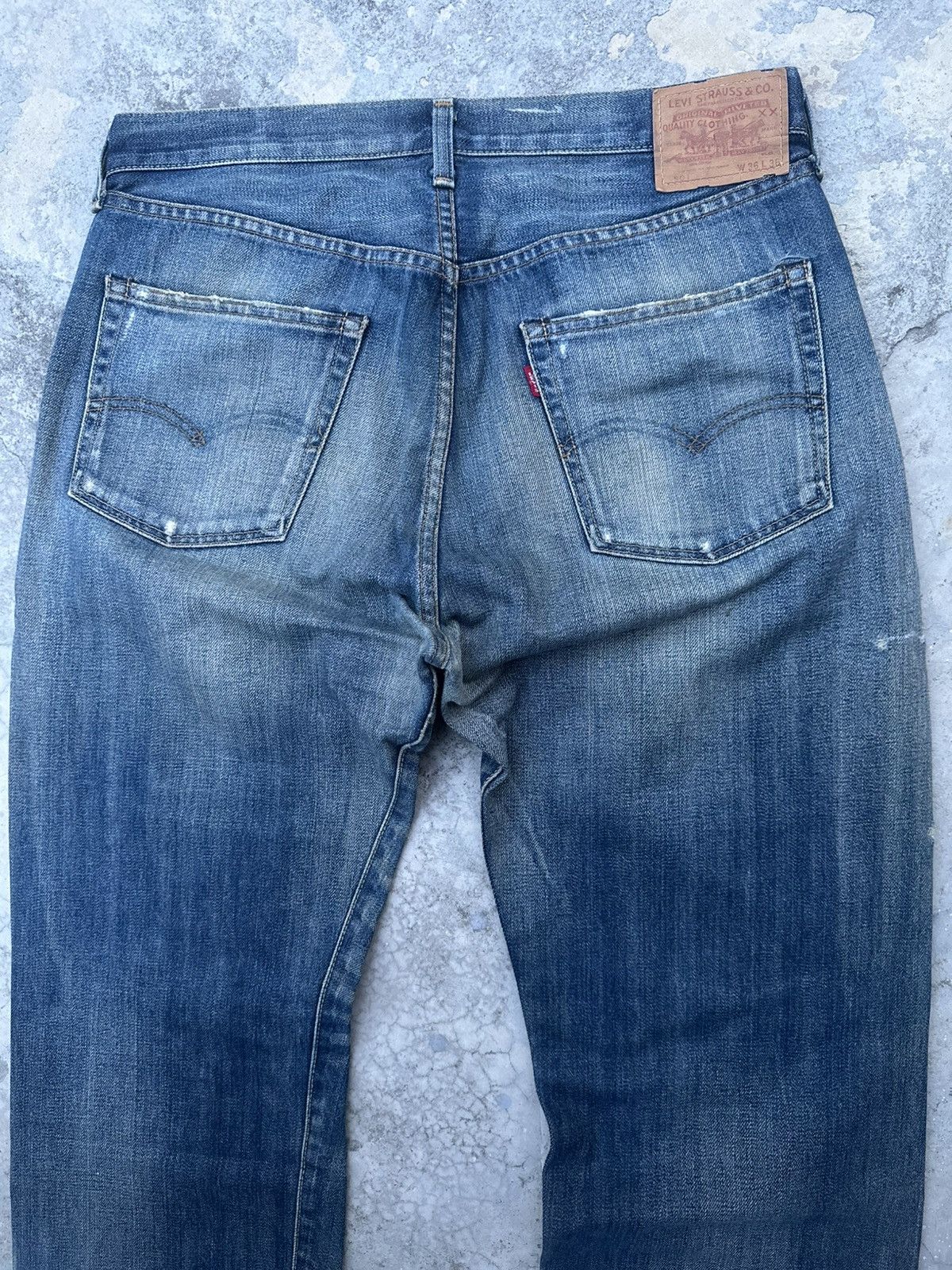 Levi's Vintage Levi's 501 Big E 1971 Distressed Jeans Size US 34 / EU 50 - 12 Thumbnail