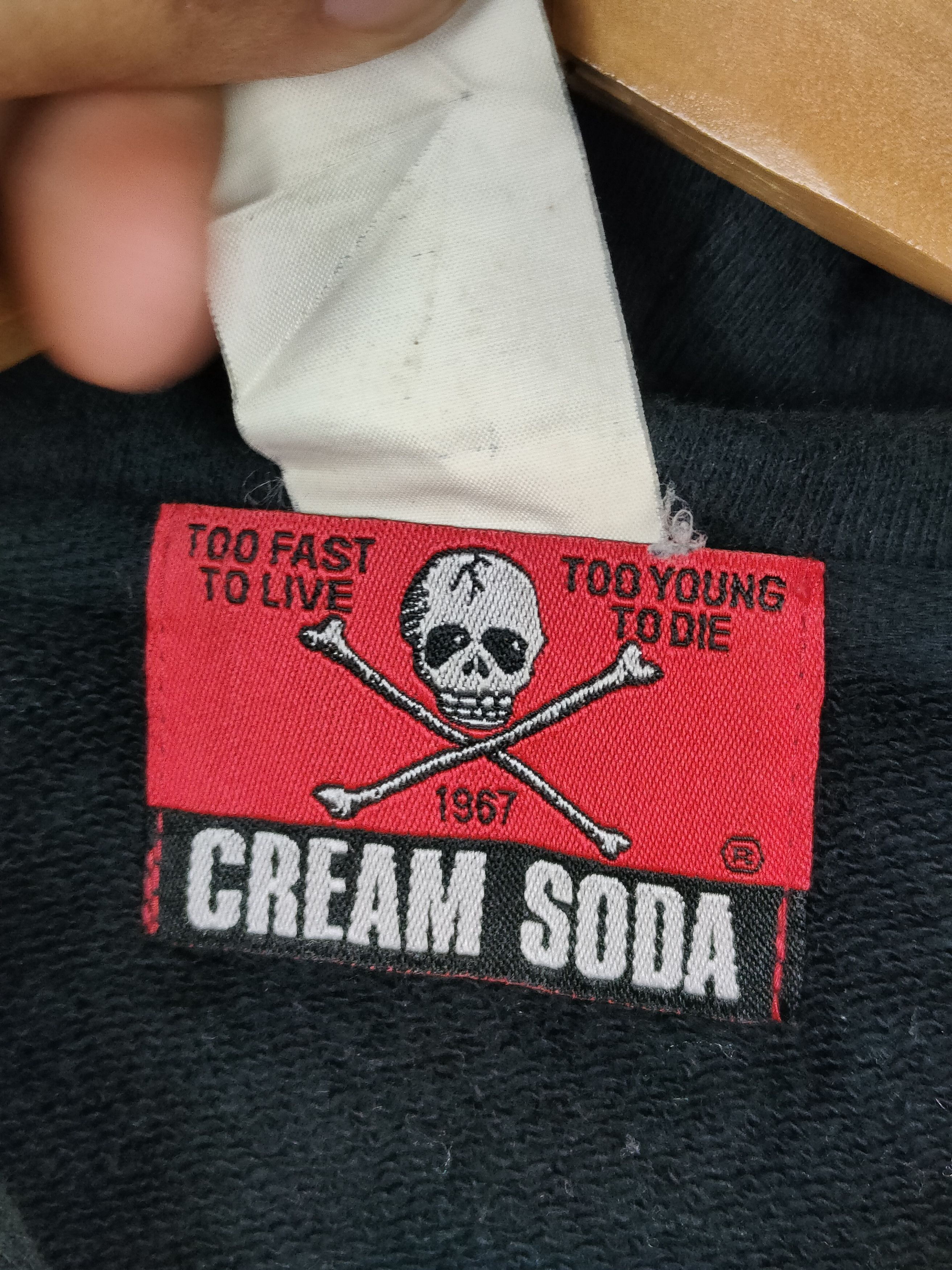 Japanese Brand Vintage Cream Soda Zipper Hoodie Size US M / EU 48-50 / 2 - 4 Thumbnail