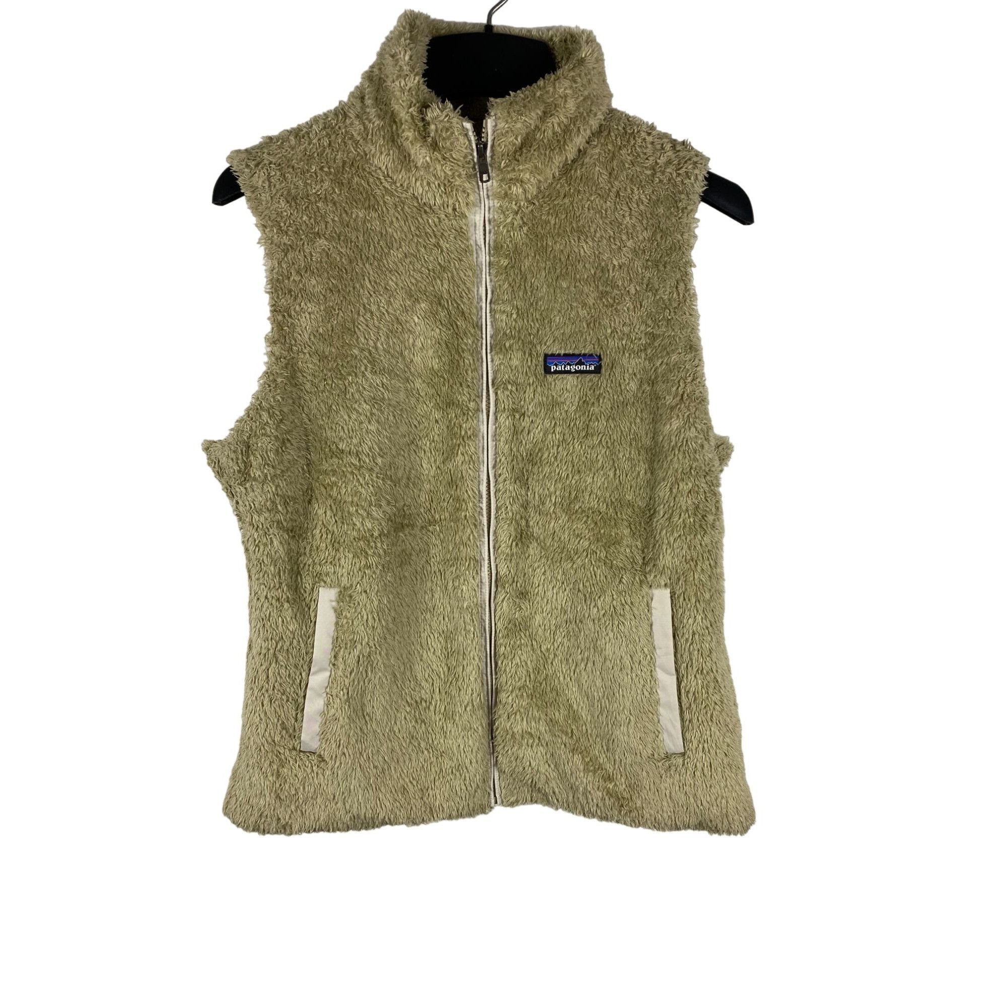 Patagonia Patagonia Los Gatos Fleece Vest Women's Size XL Tan Made in