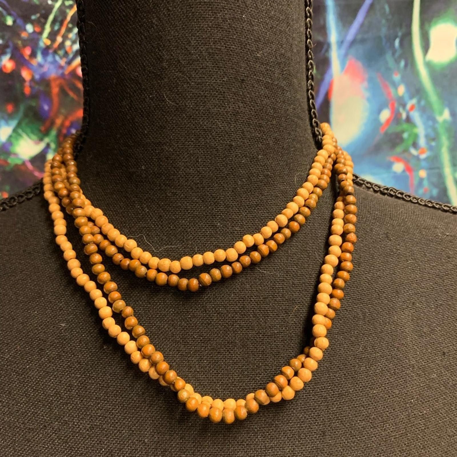 Designer Chic Brown Multi-Strand Necklace Size ONE SIZE - 1 Preview