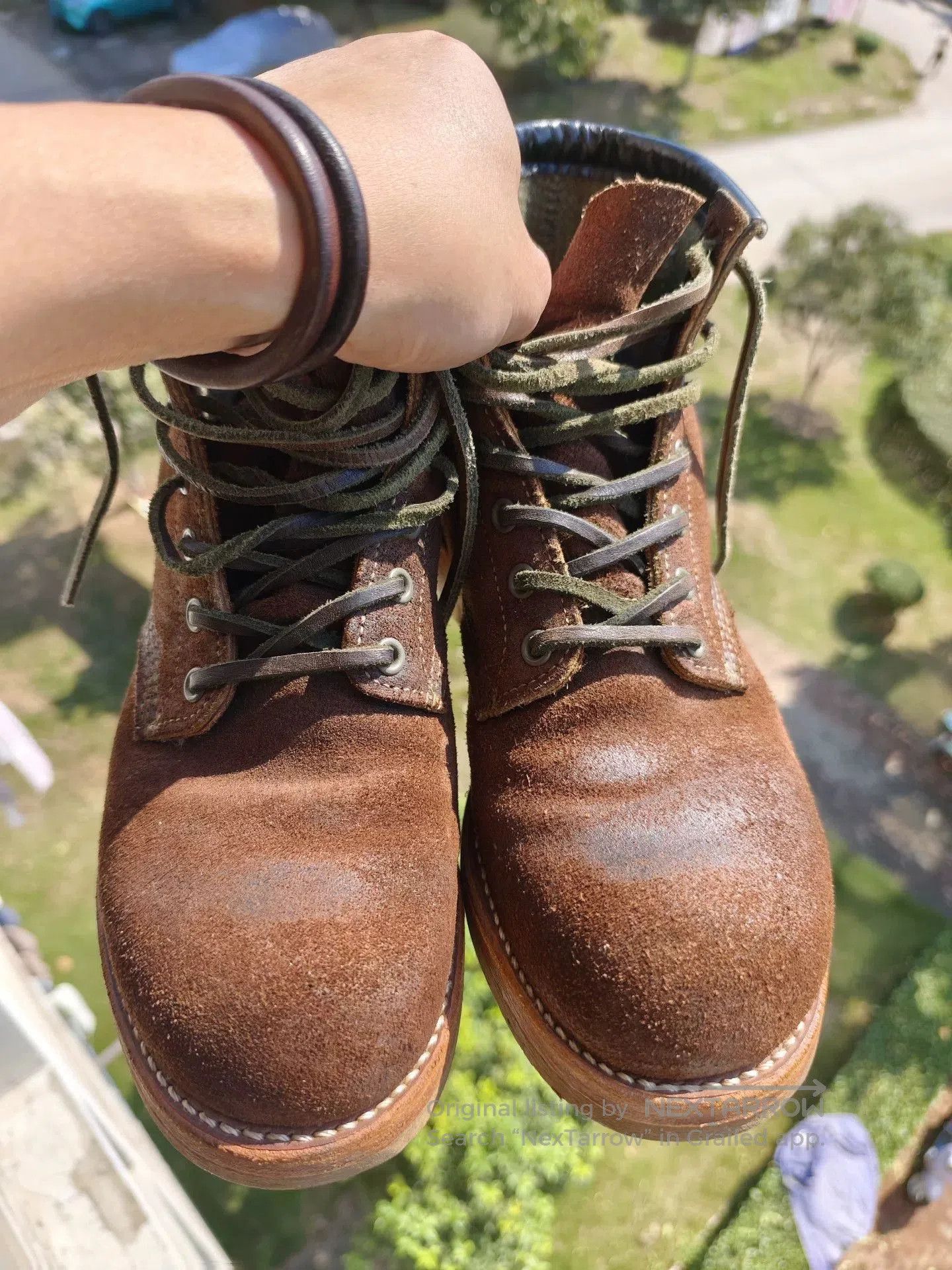 Red Wing Redwing 4618 7D Collaboration Suede Work Boots. Size US 7 / EU 40 - 3 Thumbnail