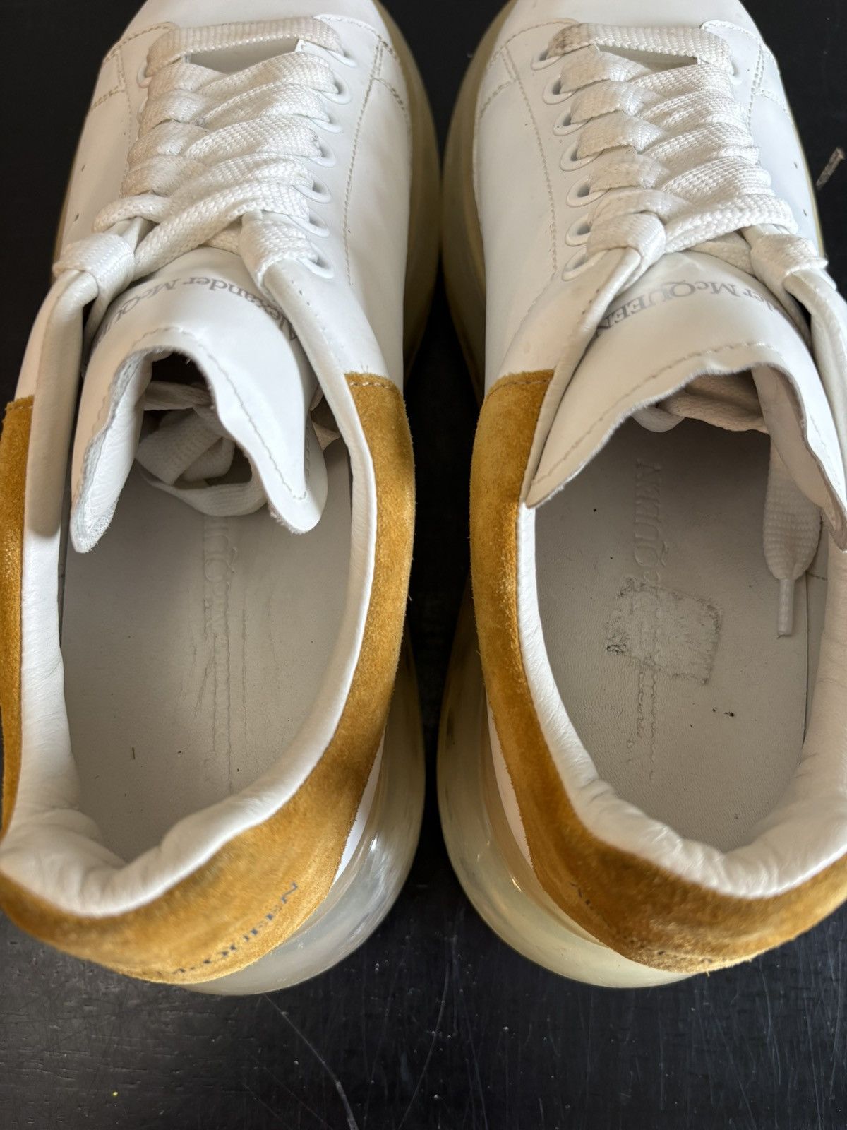 Alexander McQueen Alexander McQueen Oversized Leather Sneakers Bubble Yellow Size US 8 / EU 41 - 7 Thumbnail