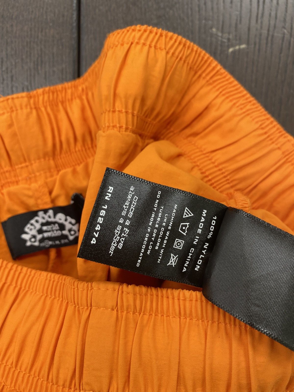 Sp5der Sp5der OG Web Double Layer Shorts Orange Size US 28 / EU 44 - 4 Thumbnail