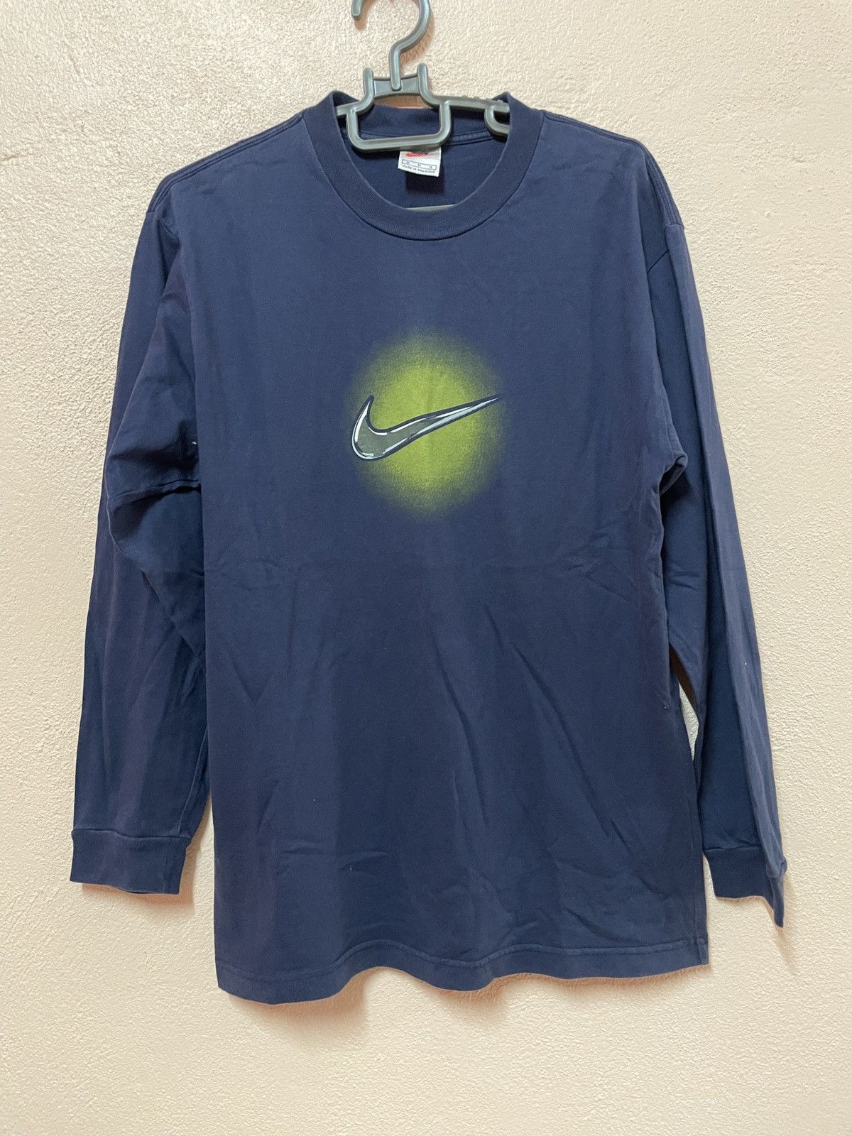 Nike × Vintage Vintage 90’s Nike Swoosh centre Big logo Streetwear Hip Hop Size US M / EU 48-50 / 2 - 3 Thumbnail