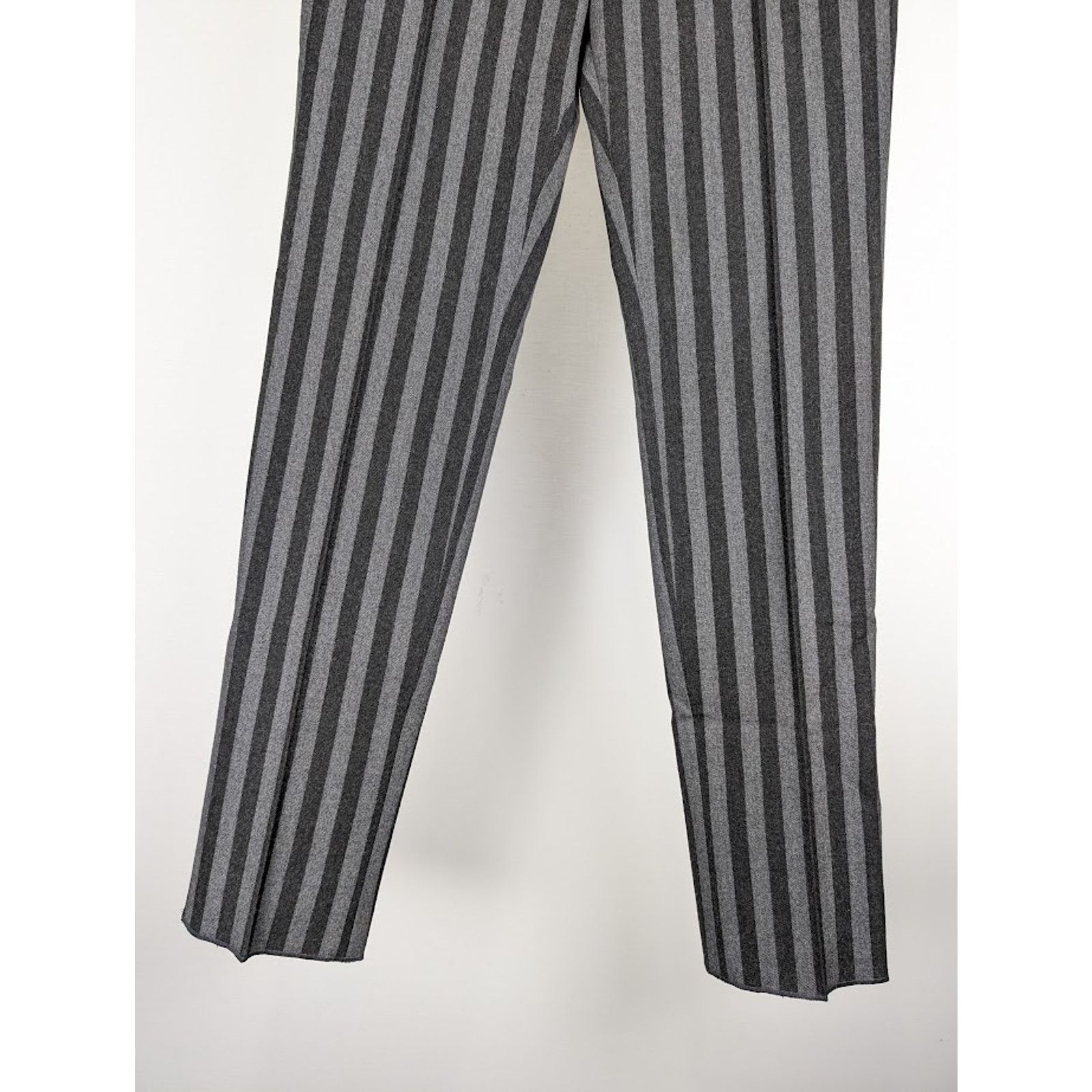 Saint Laurent Paris o1rshd1 Q:2 / Tailleur Rayure Brossee Pant in Gris Anthr Size US 34 / EU 50 - 3 Thumbnail